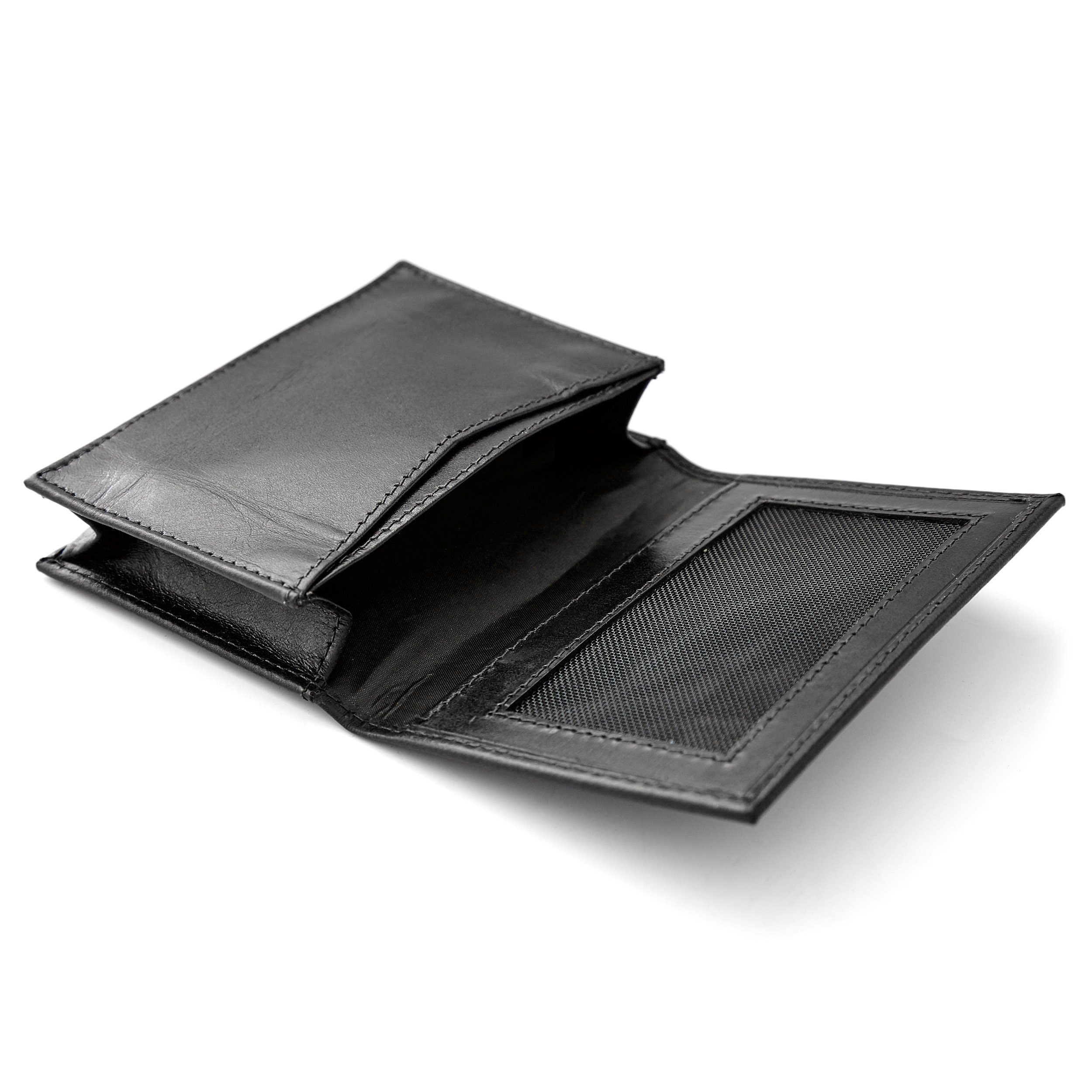 Black Bifold Card Holder with RFID Blocker - 2