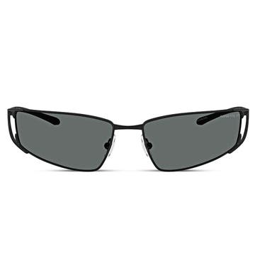 Black Polarised Wrap-Around Sunglasses | Arnette 0AN3093 Black Polarised Wrap-Around Sunglasses | Arnette 0AN3093