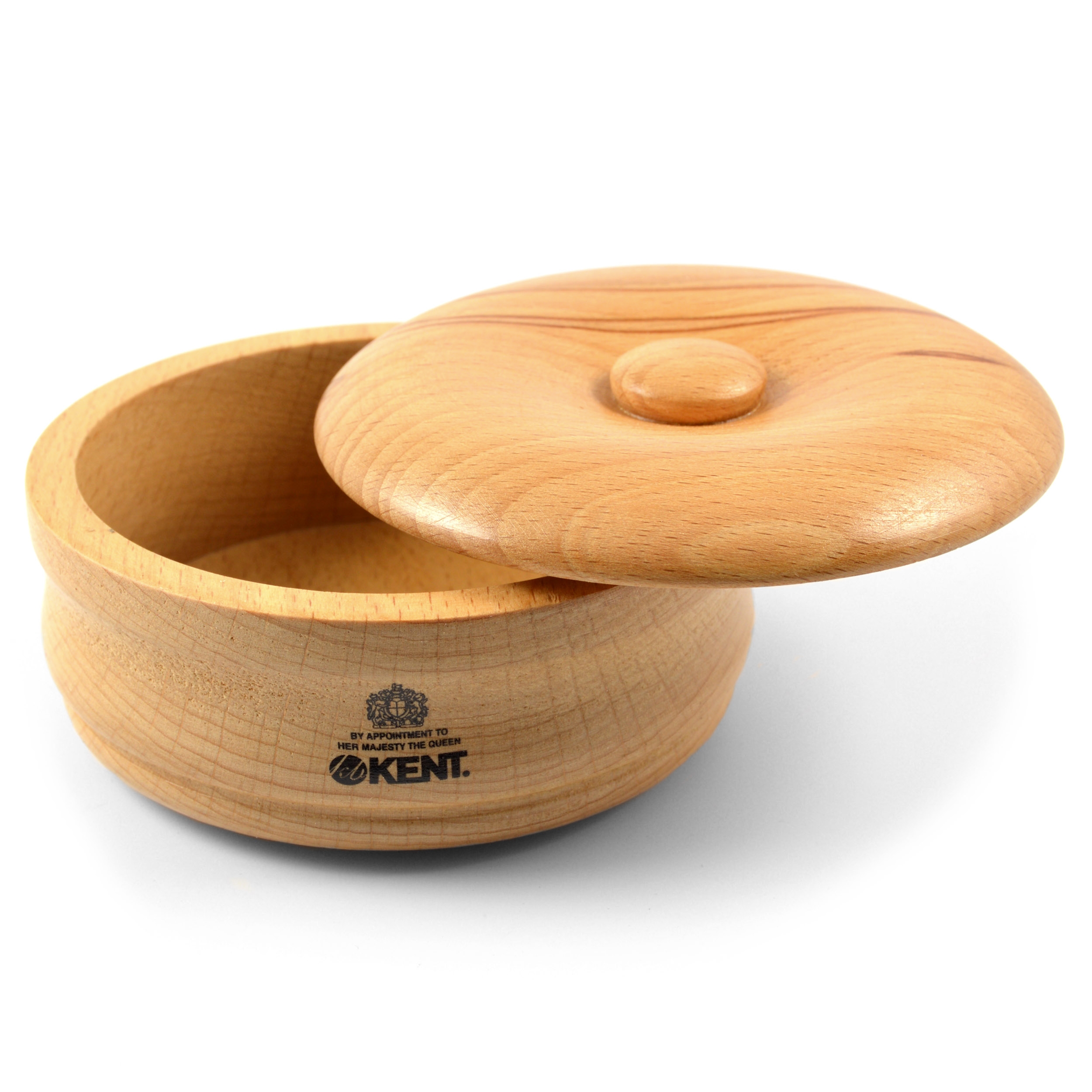 Luksus Barbersæbe i Lys Træskål - 5