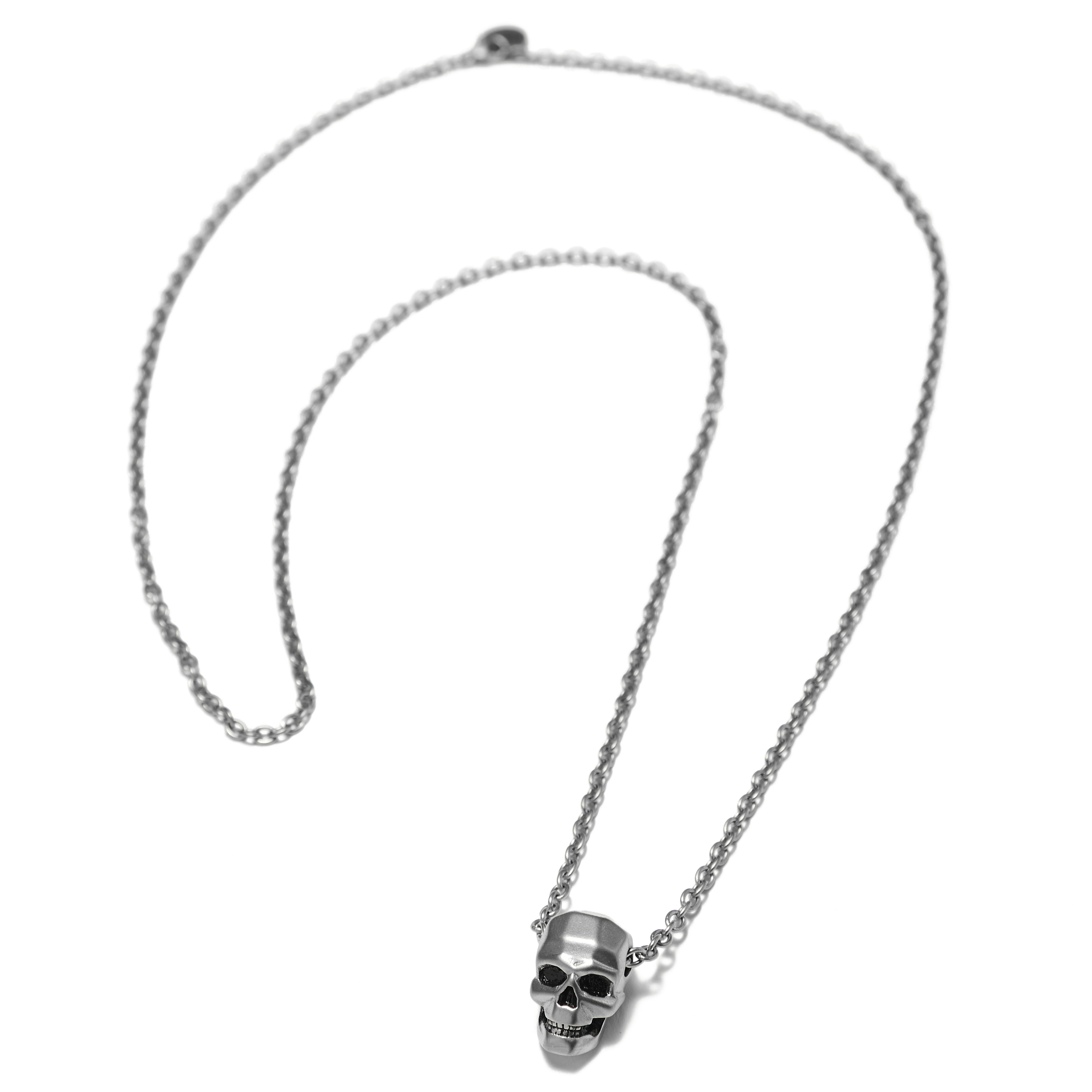 cadena fina de tono plateado para collar o colgante Collar de cadena de acero inoxidable de 2 mm 40,6 a 76,2 cm
