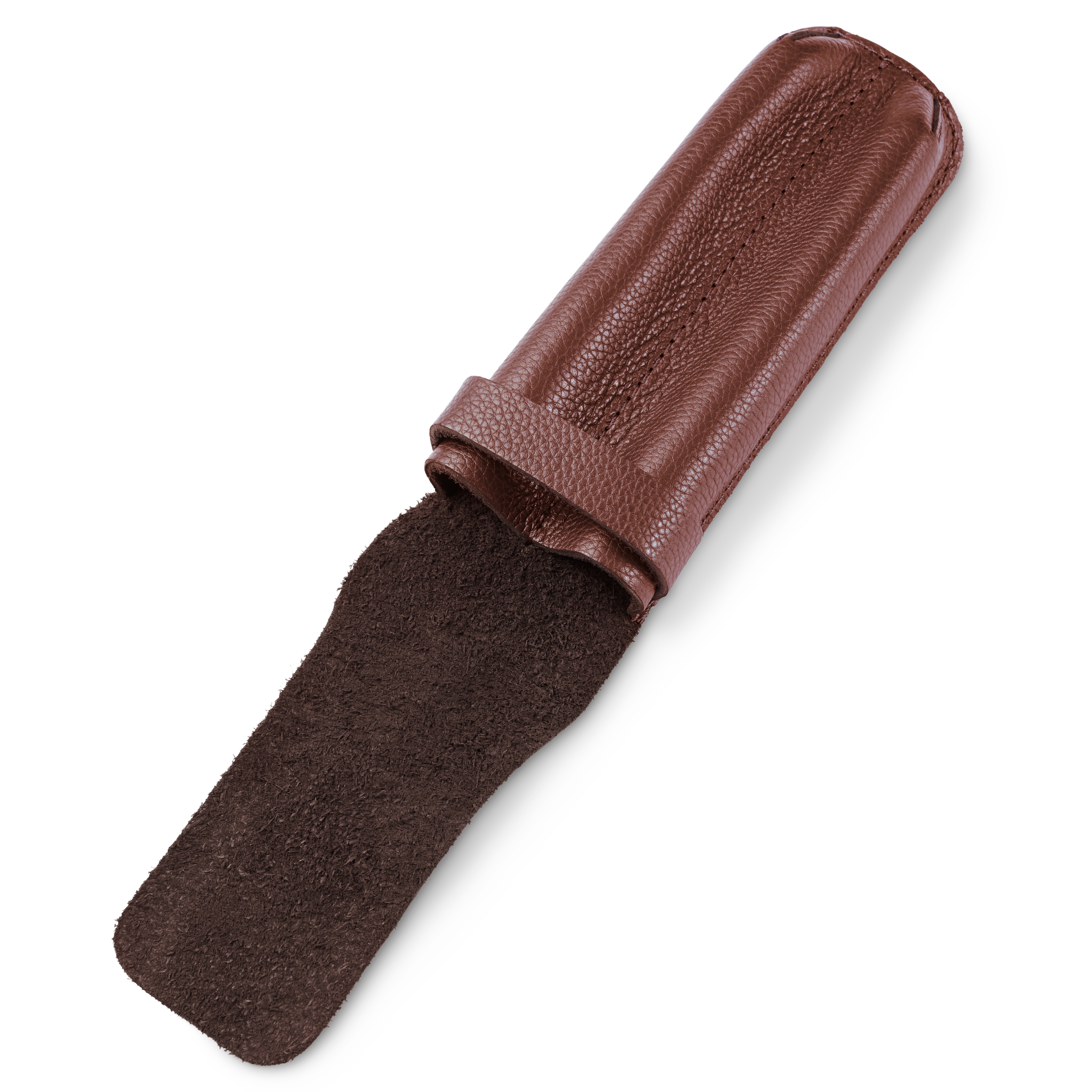 Pennveske | Mørkebrunt skinn | Stor - 3
