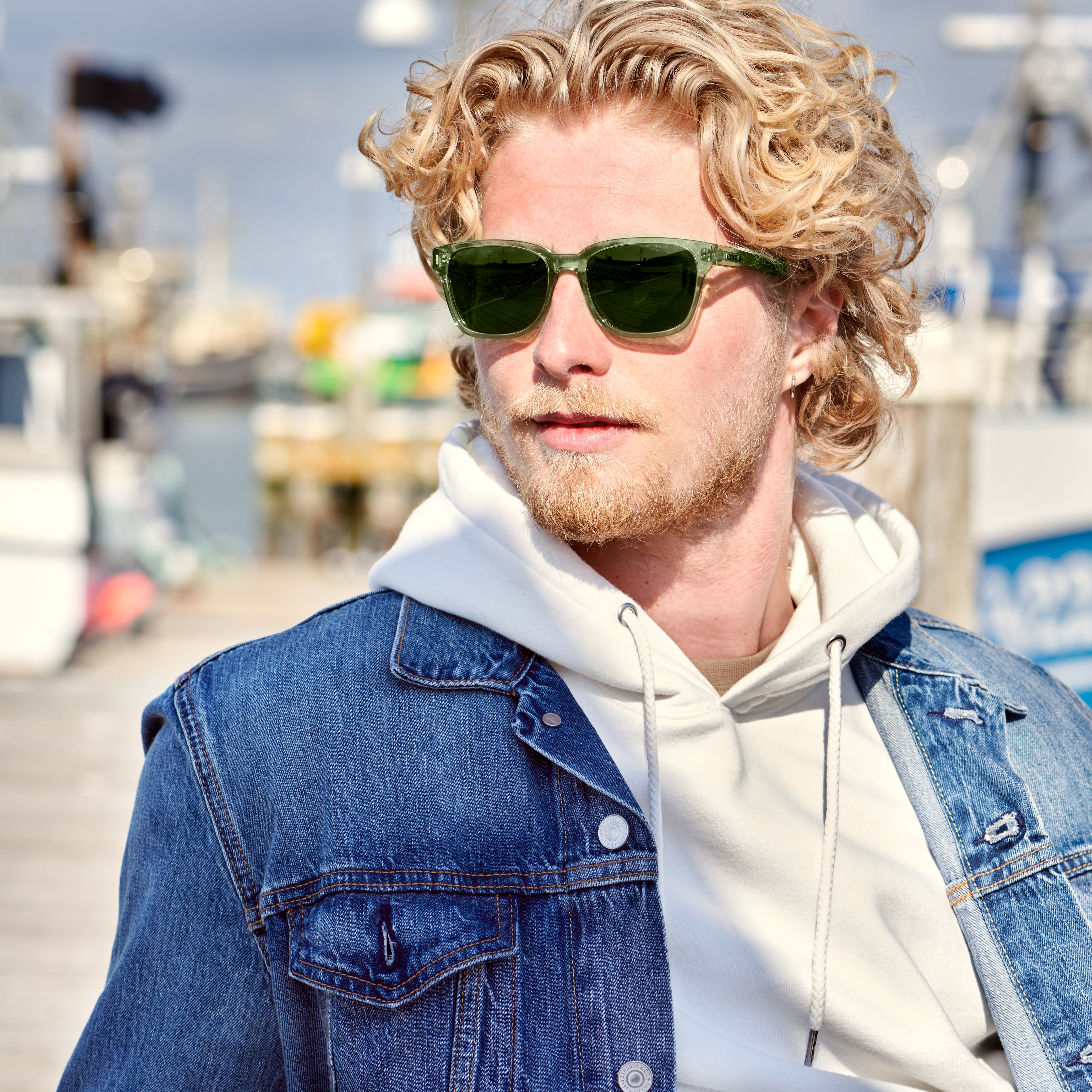 Kokovihreät polarisoidut Wilmer Thea -aurinkolasit - 2