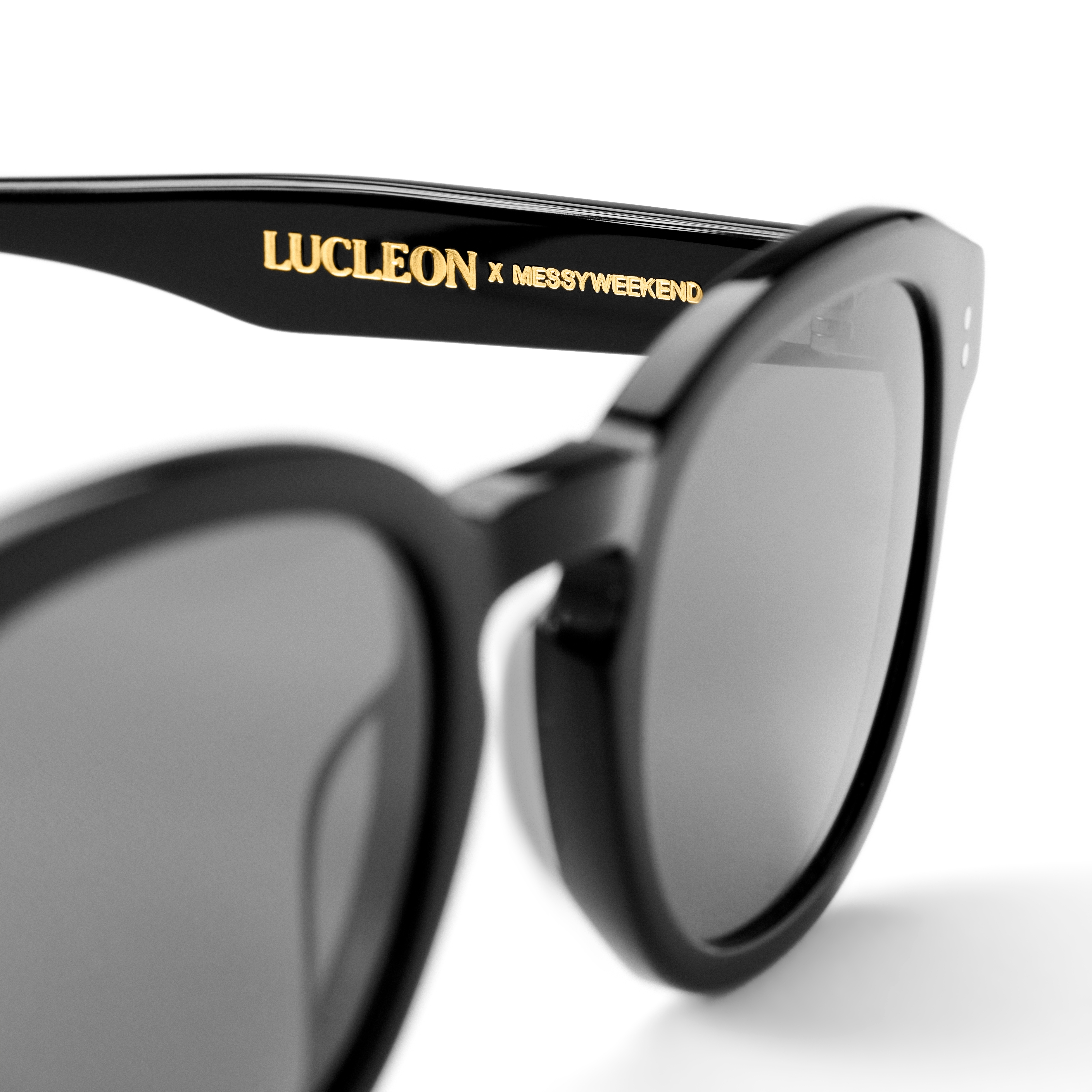 Square Black Horn-Rimmed Bille Sunglasses - 5