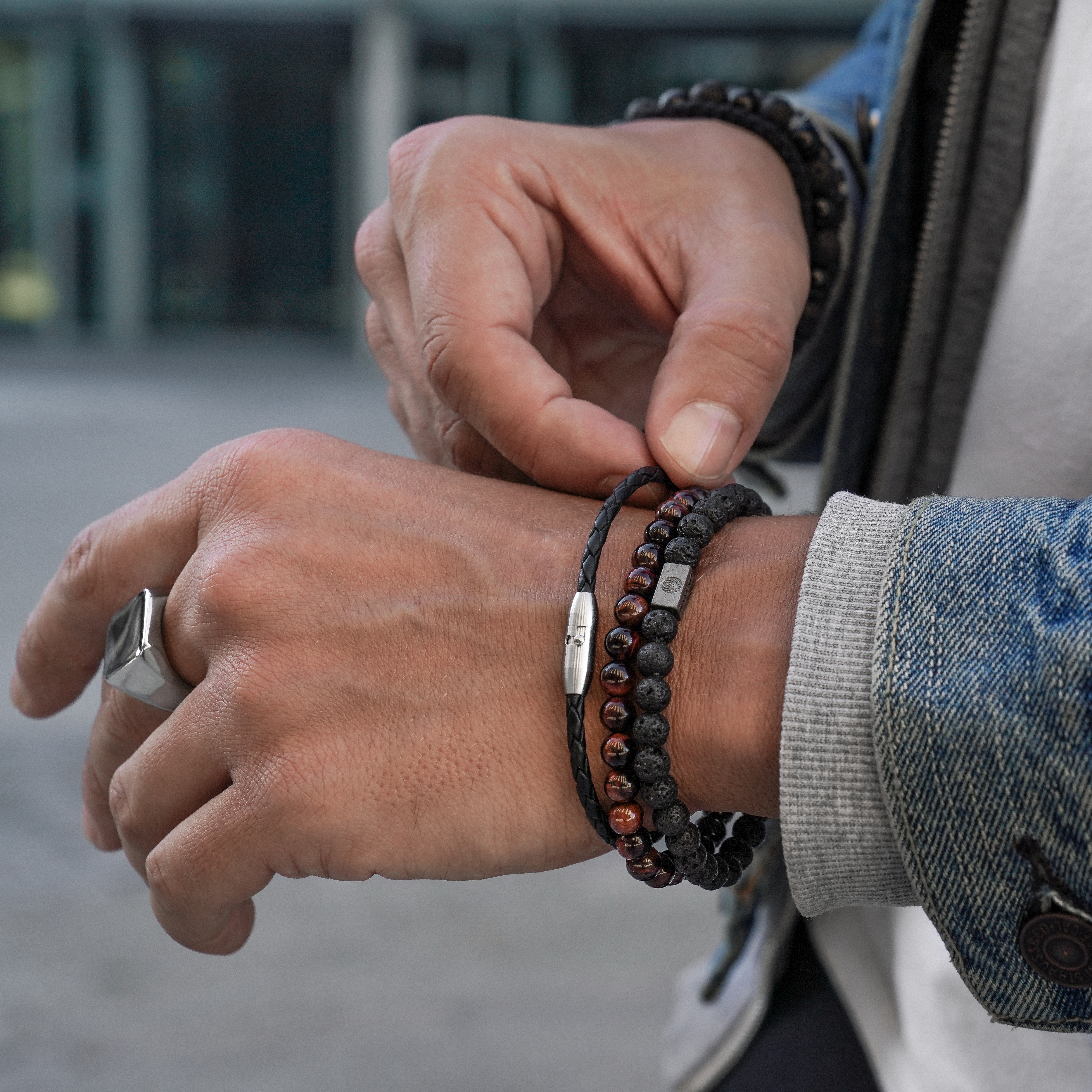 Bracciale Living rosso - 4