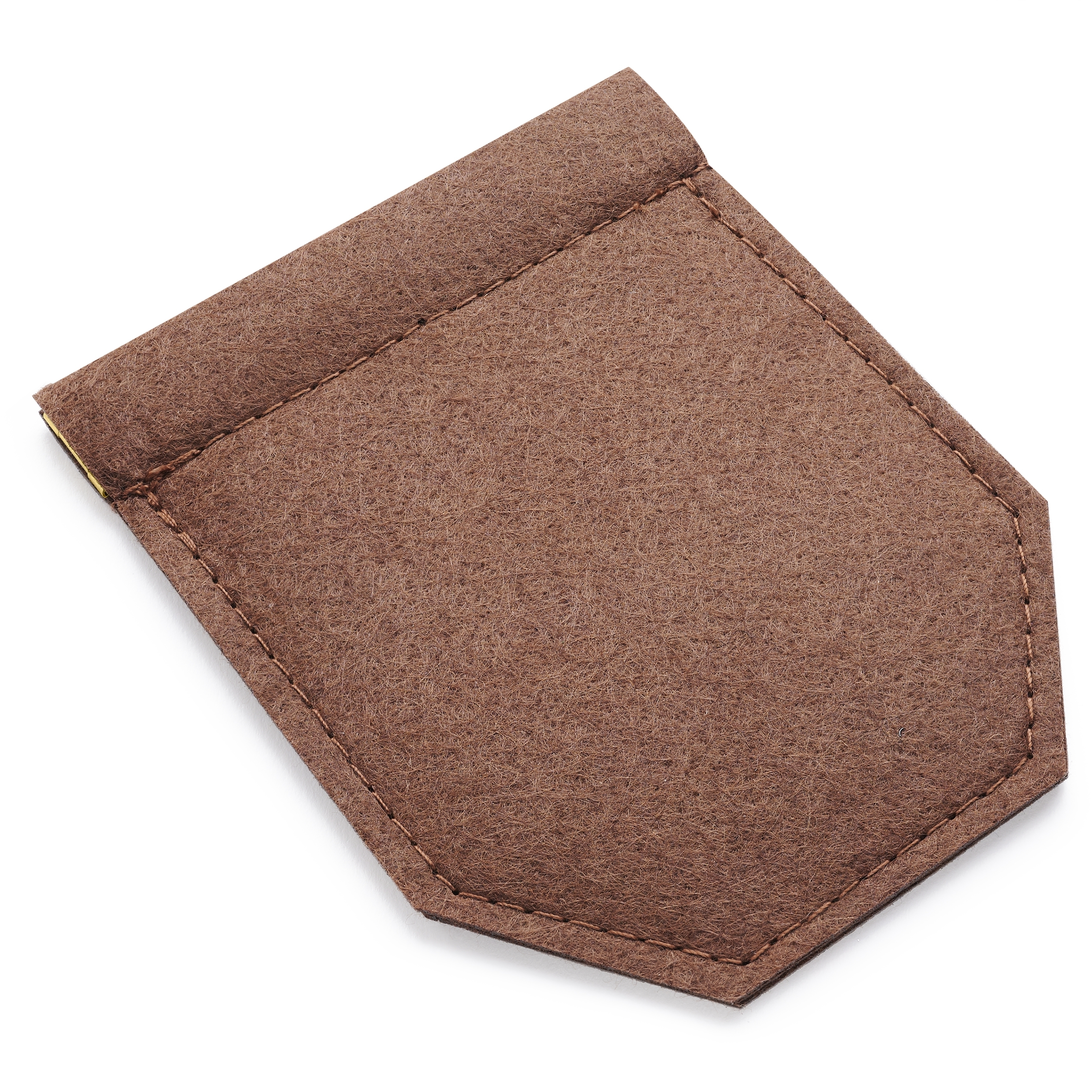White, Sand, and Brown Pocket Square Holder Set - 3
