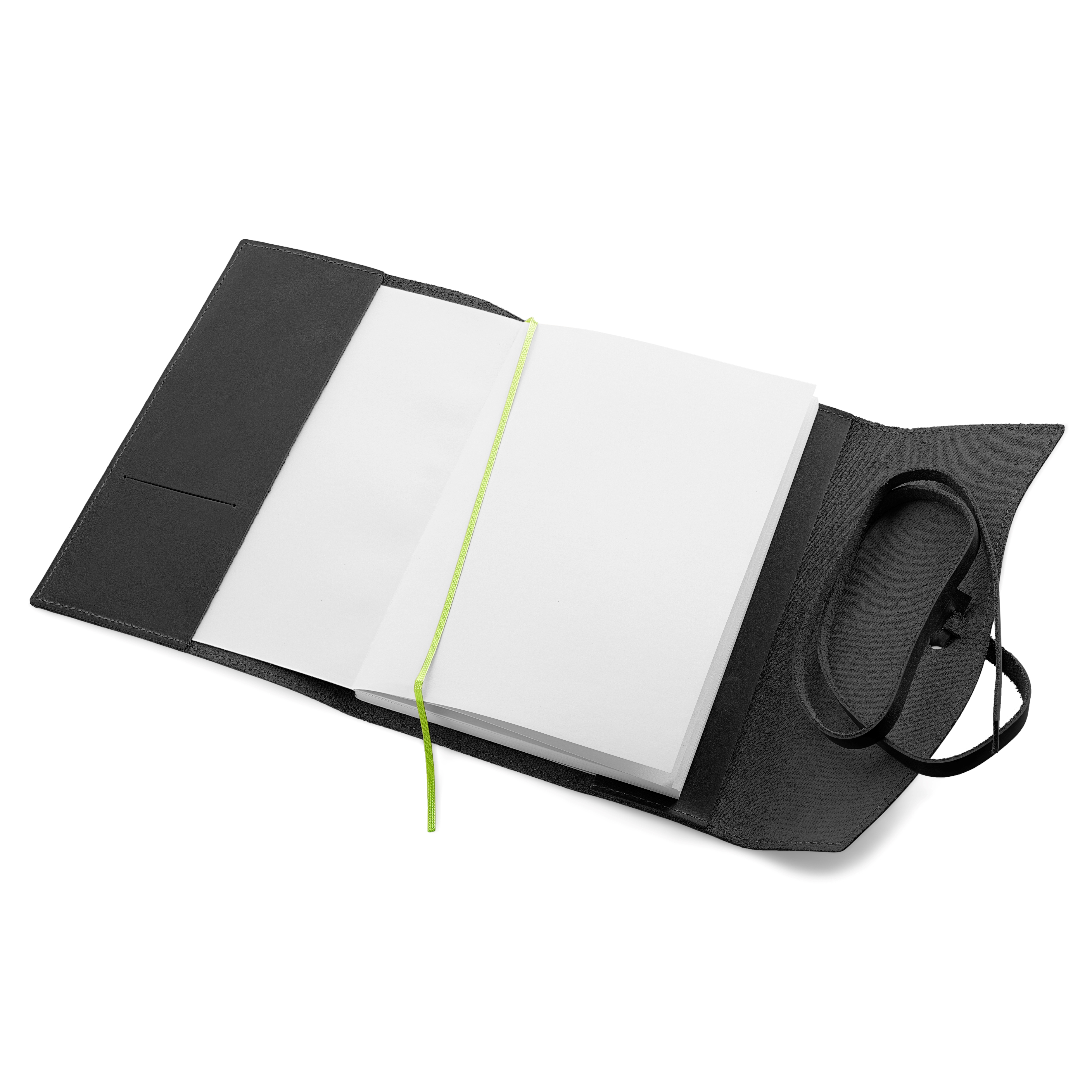 Notebook | Black Leather | Large - 4