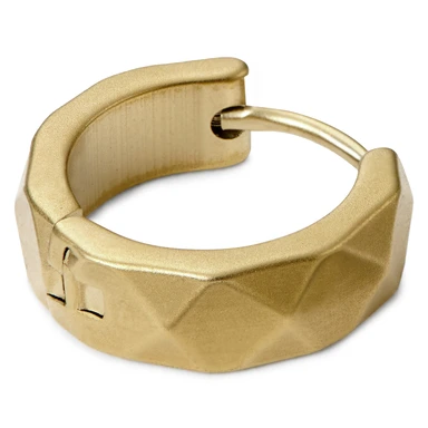 Jax Gold-Tone Steel Hoop Earring Jax Gold-Tone Steel Hoop Earring
