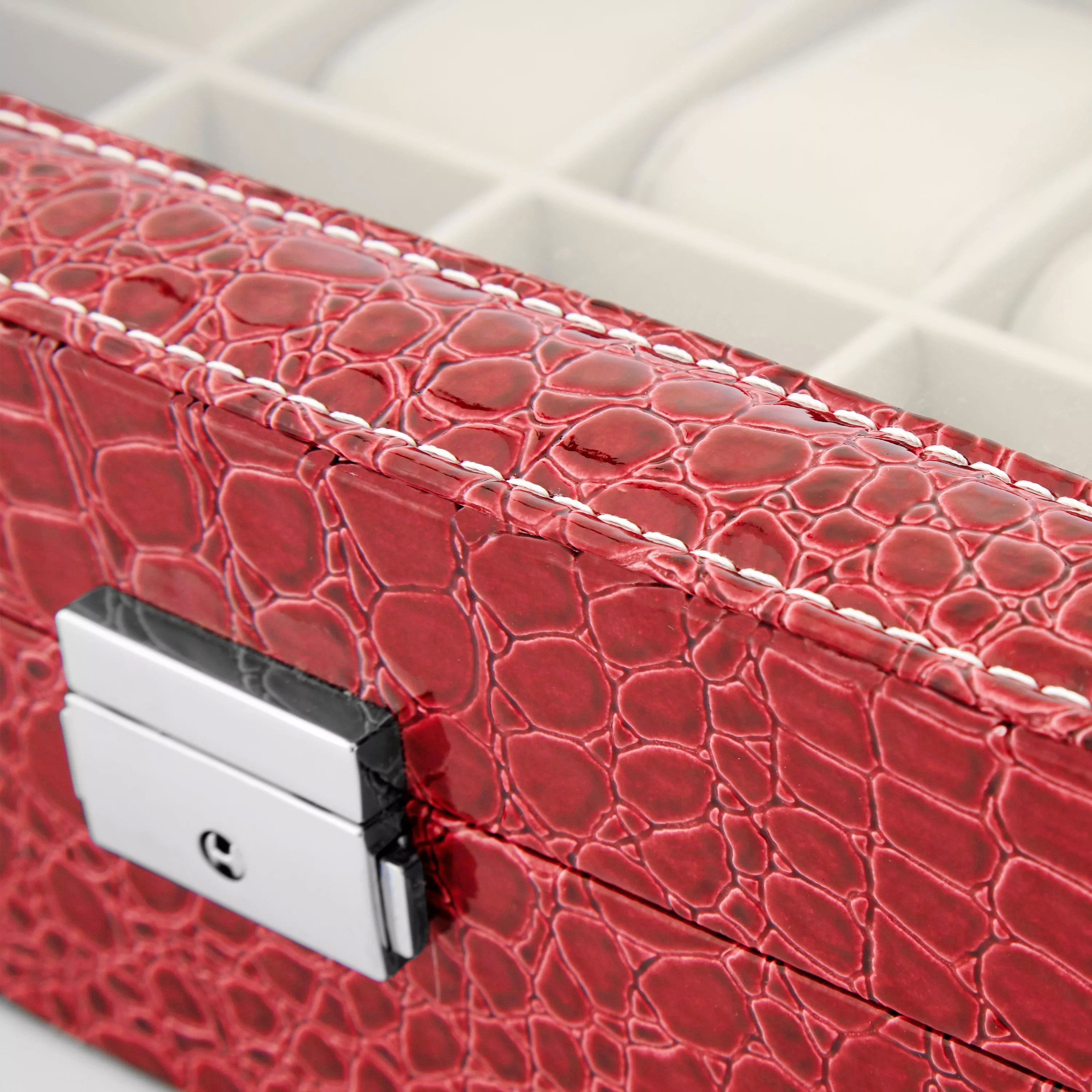 Alligatorimitation Klockskrin - 12 Klockor - 3