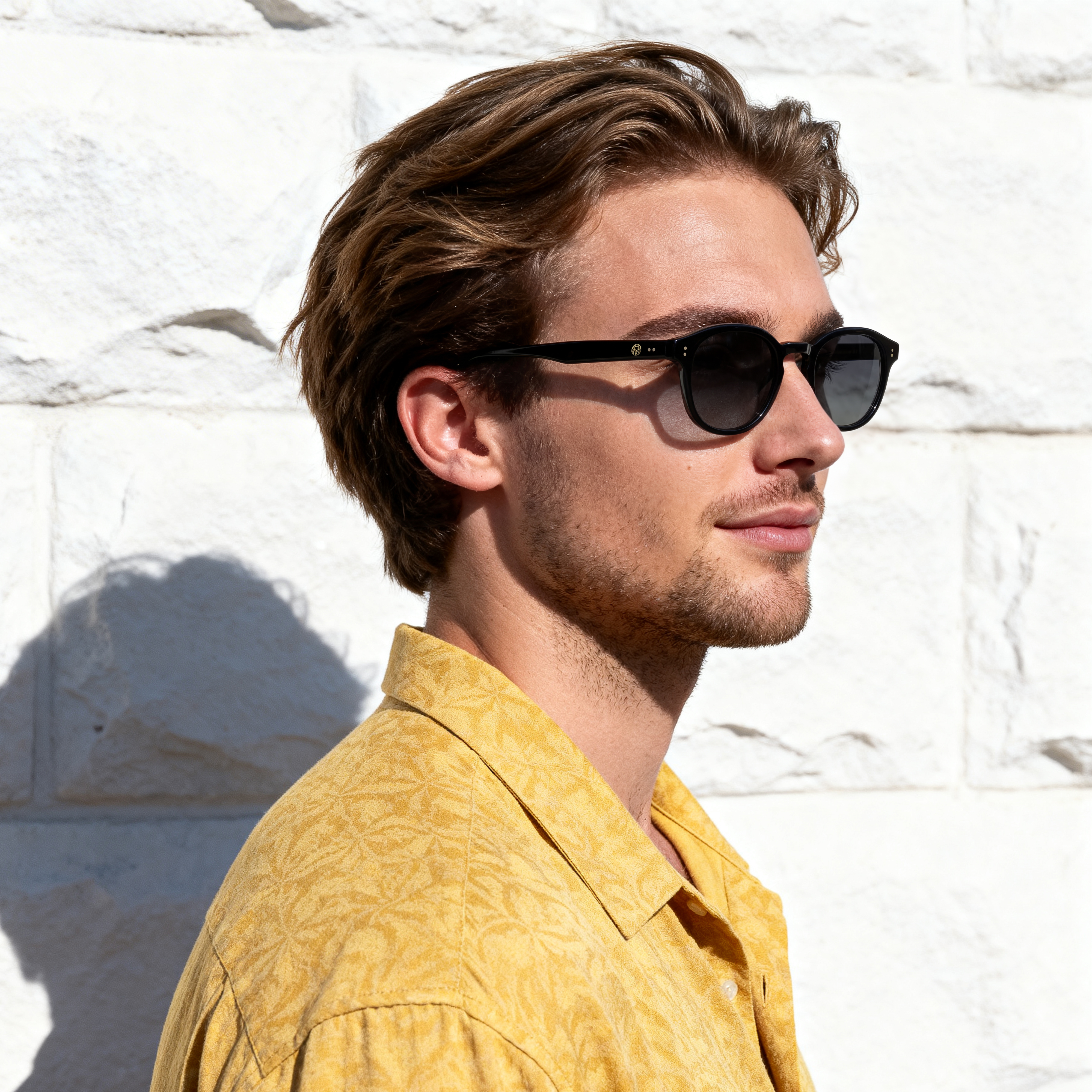 Nelikulmaiset Mustat Sarvisankaiset Bille -Aurinkolasit - 3