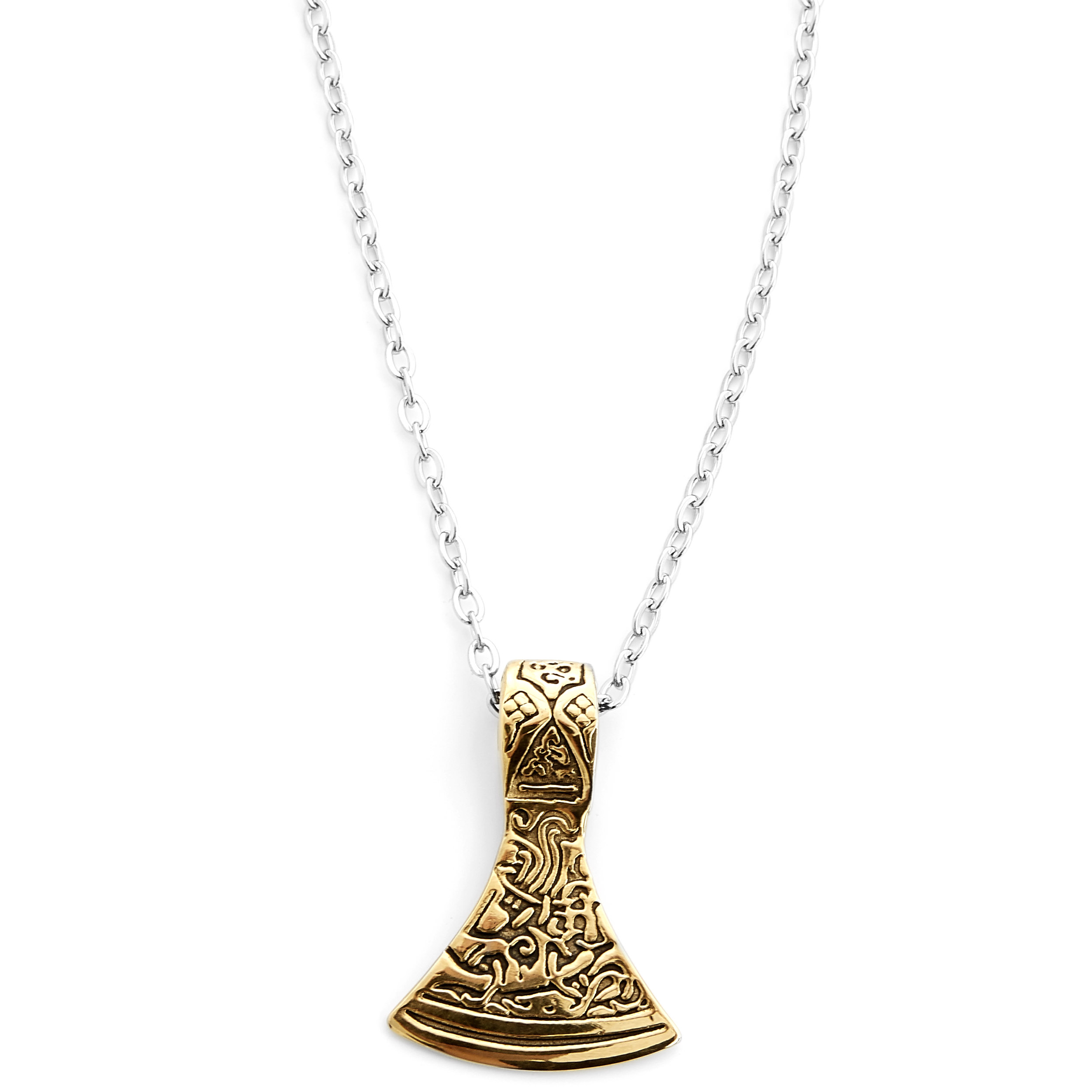 Gold hot sale mjolnir necklace