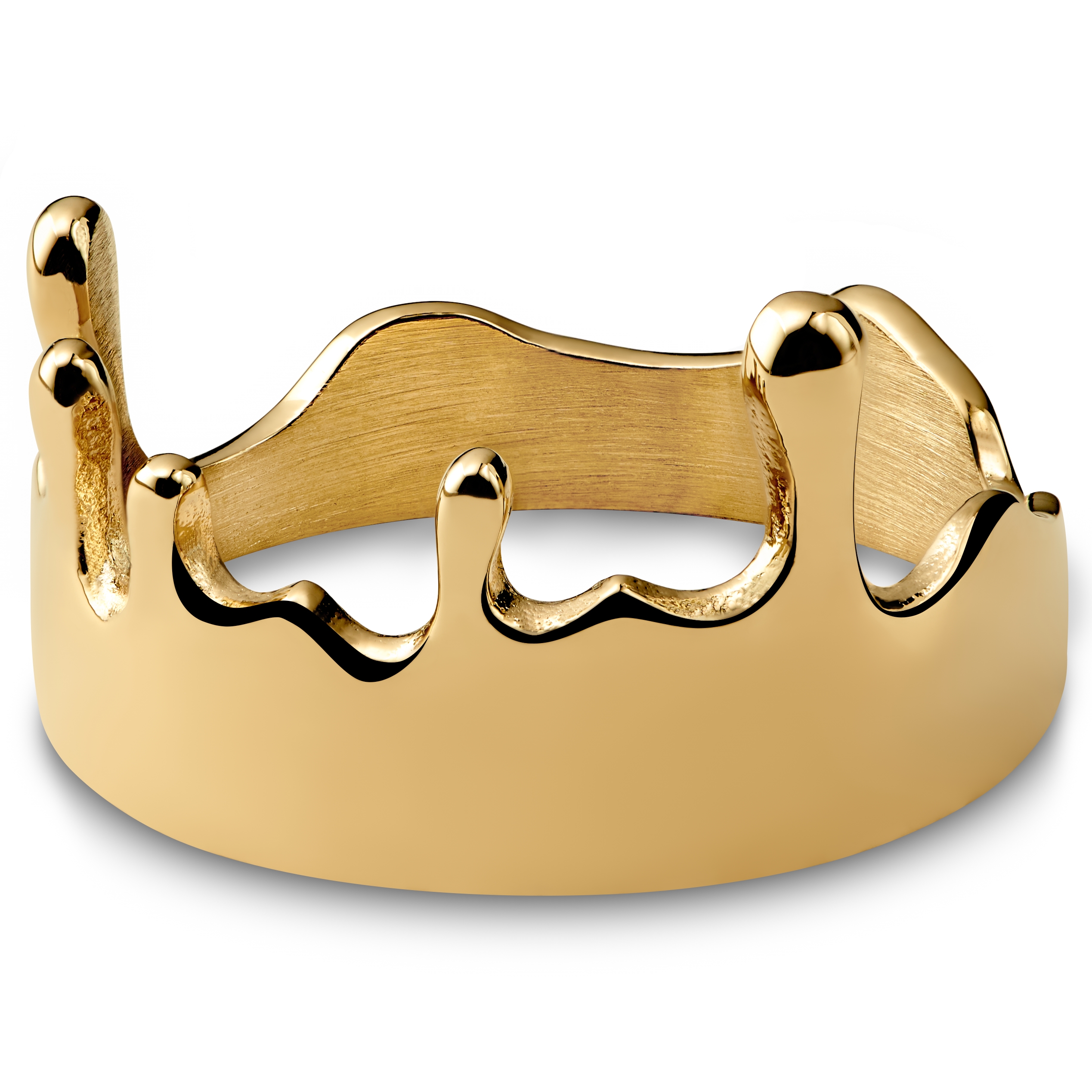 Fahrenheit | olvadó arany tónusú gyűrű - 6