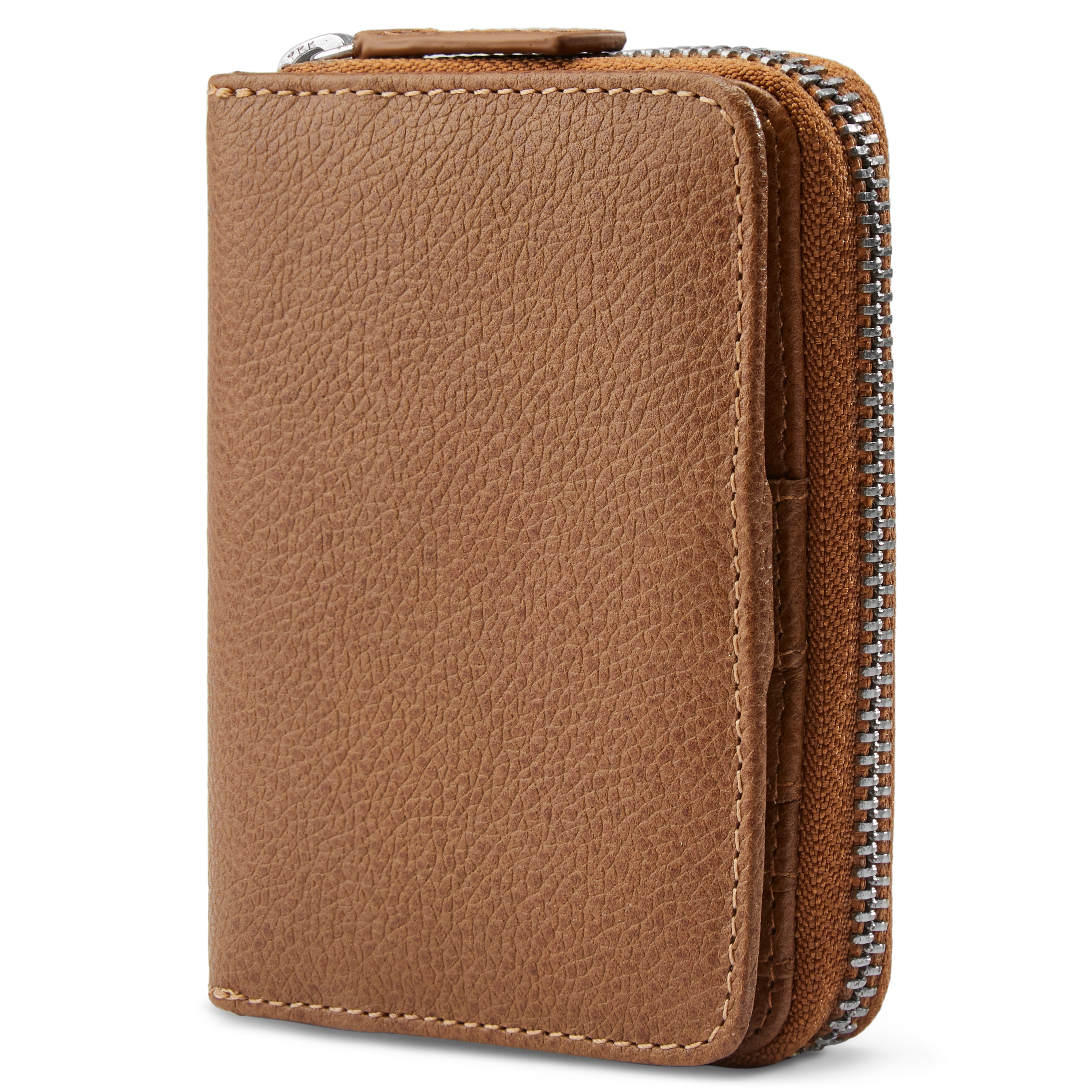 Laris svijetlosmeđi kožni novčanik s RFID zaštitom - 1