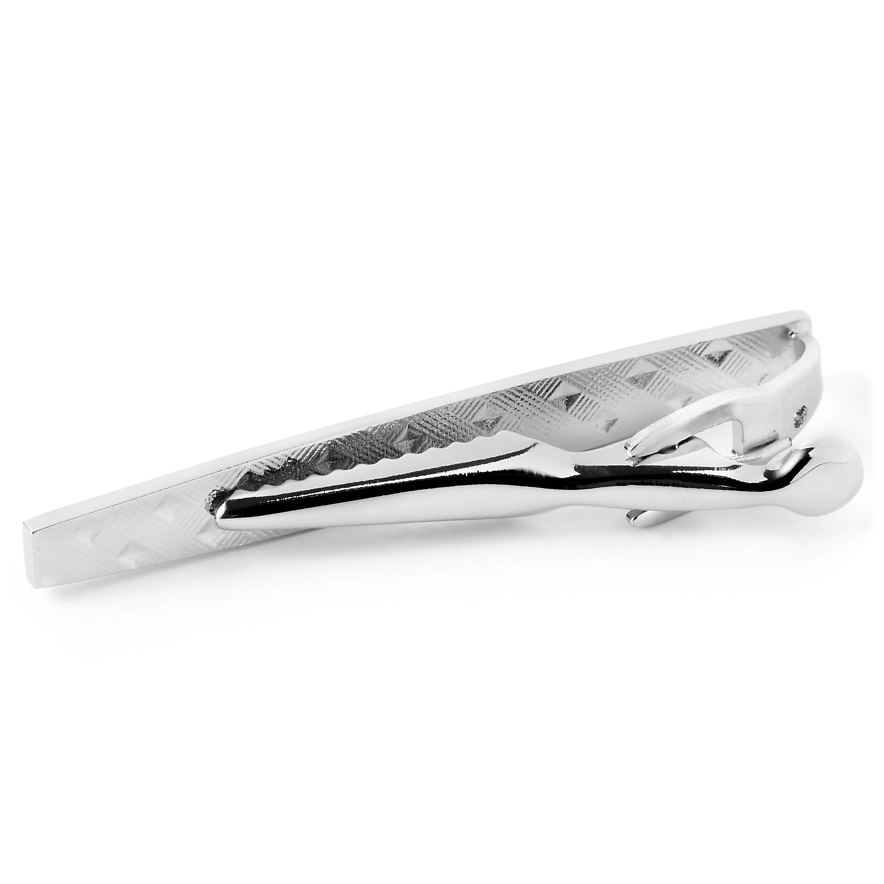 Futuristic Silver Tie Clip - 2