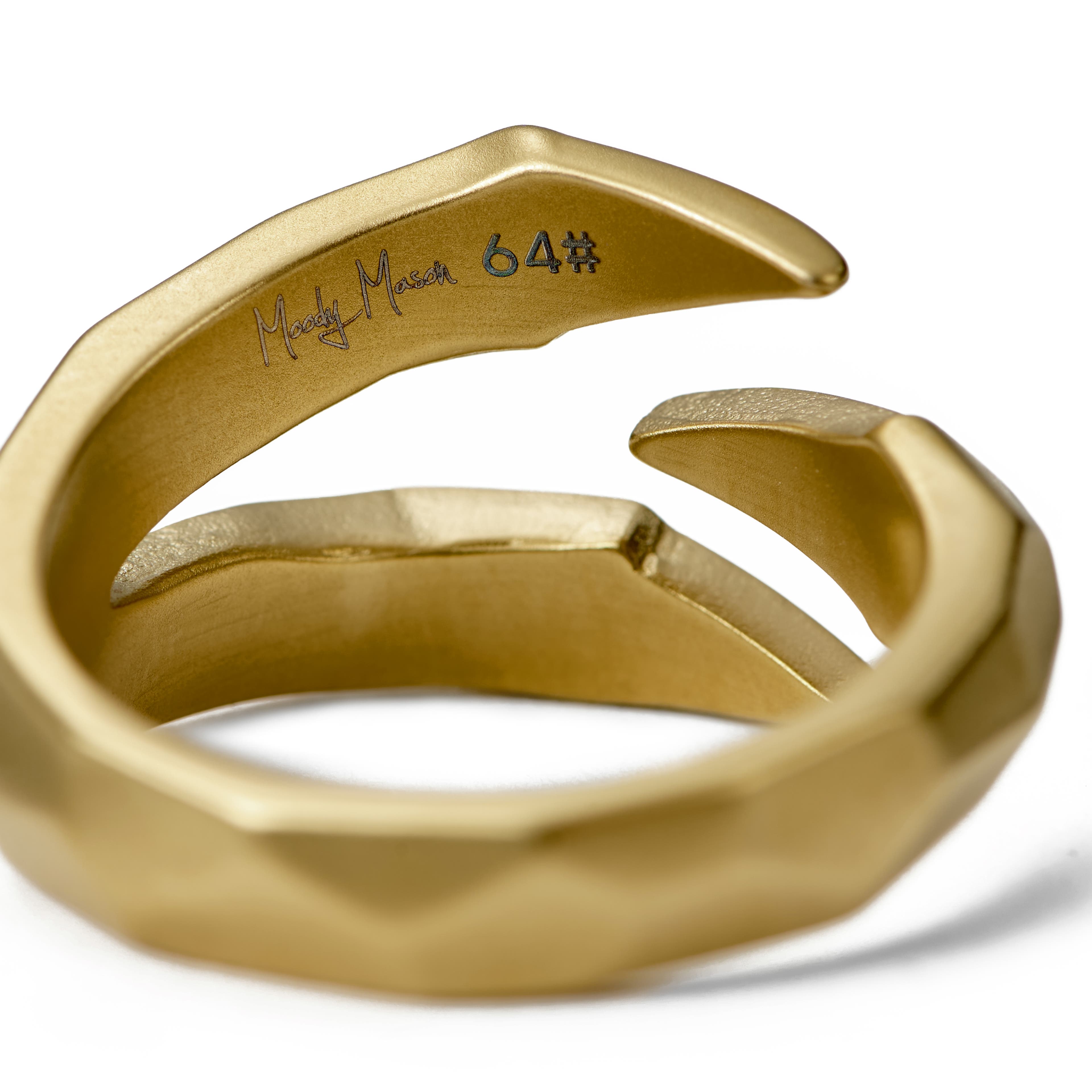 Jax Gold Tone Dragon Claw Ring In Stock Moody Mason