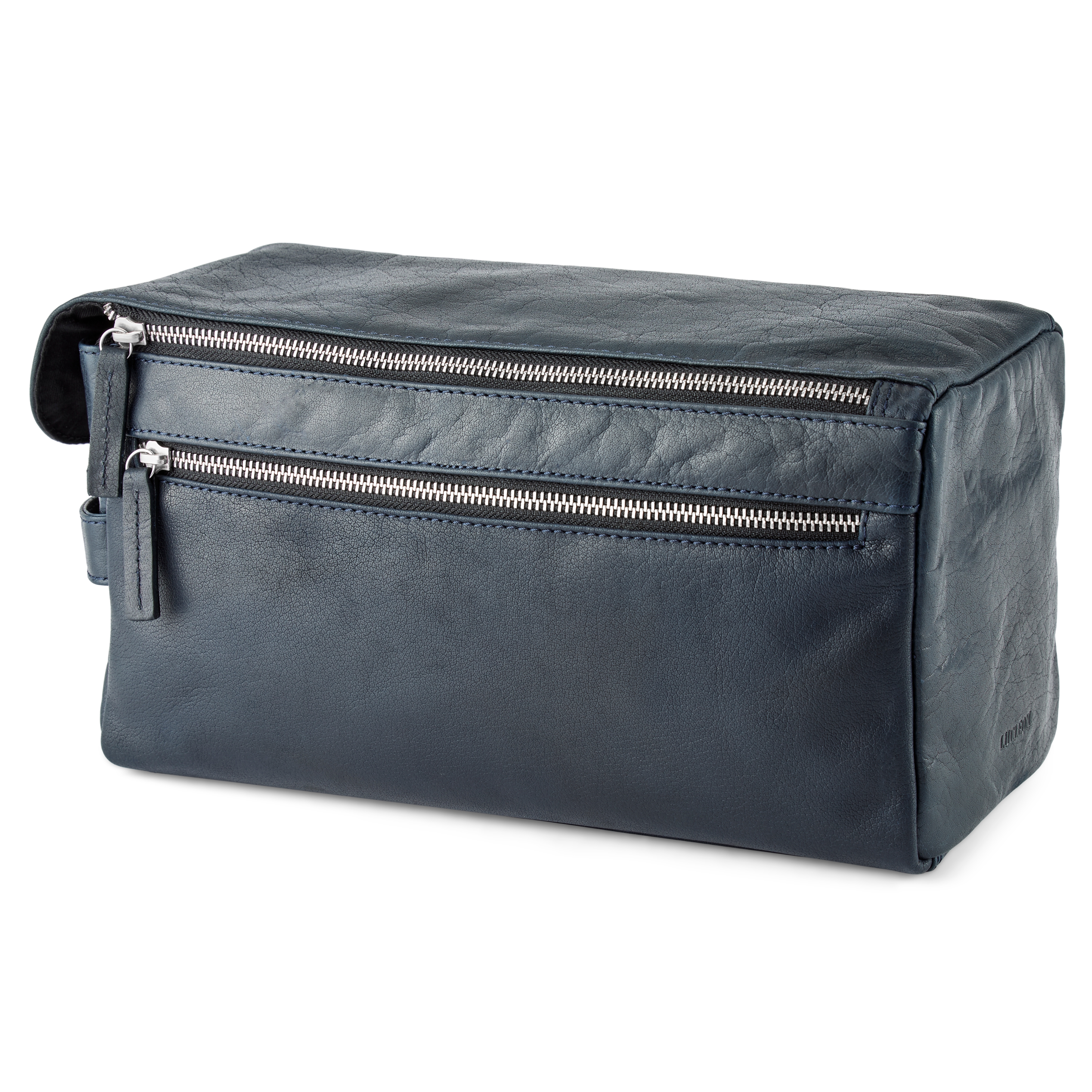 Montreal XL Marinblå Lädernecessär - 1