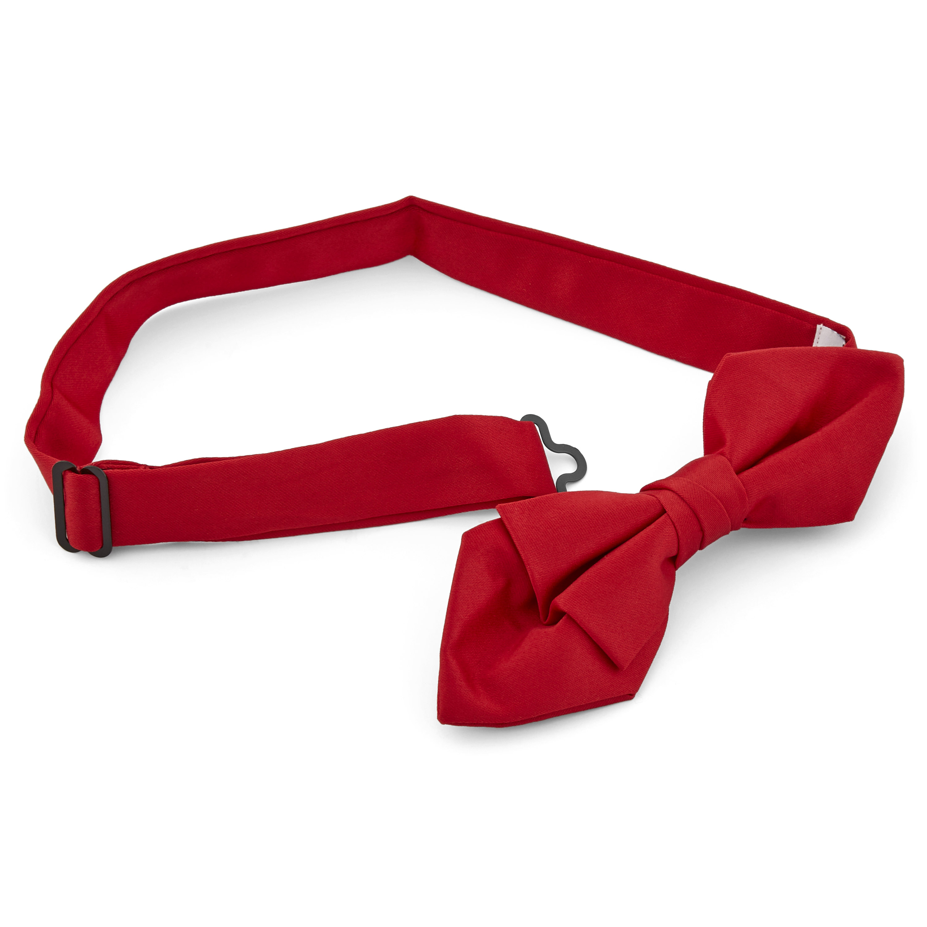 XL Cherry Red Basic Pre-Tied Bow Tie, In stock!