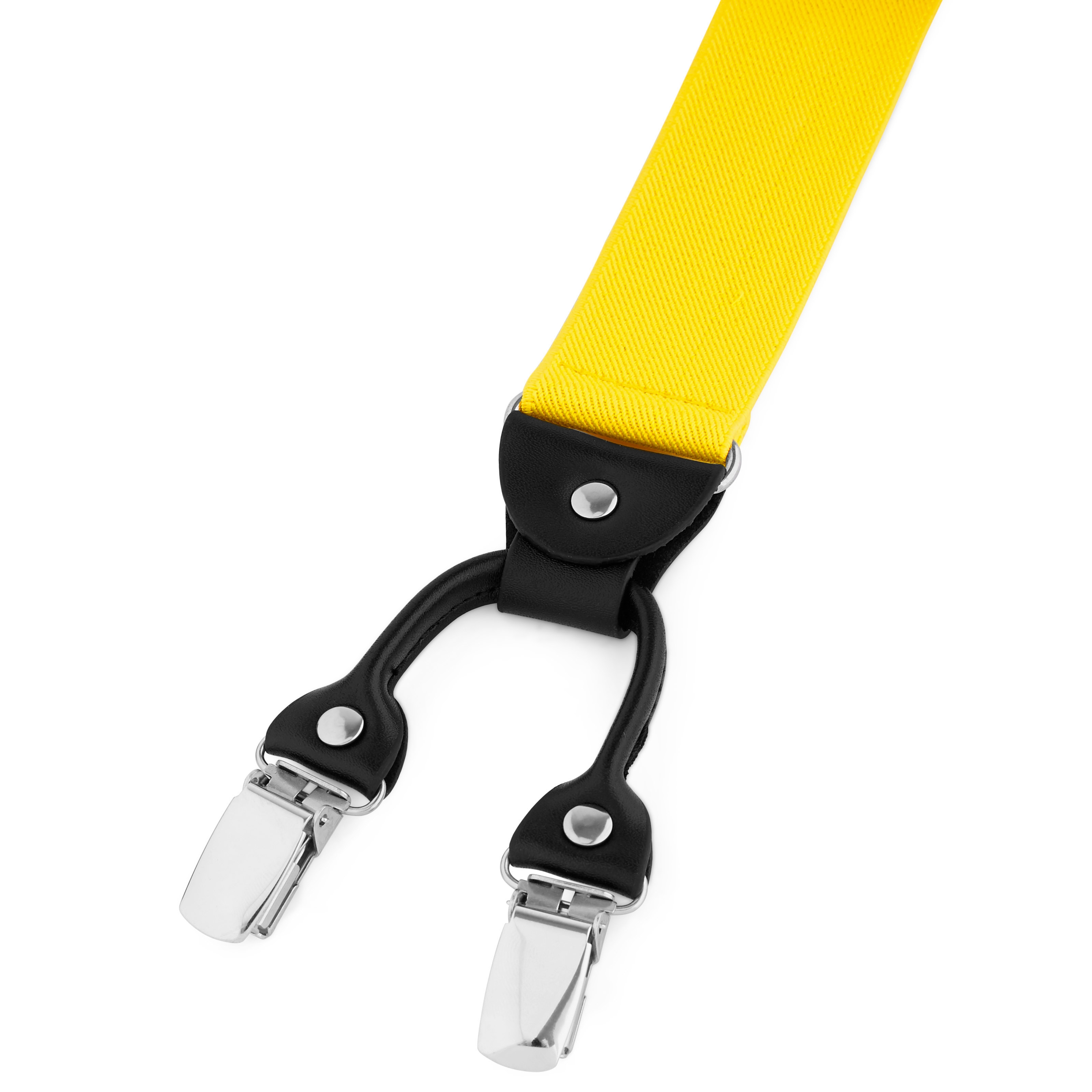 Leveät keltaiset olkaimet klipsikiinnityksellä - 2