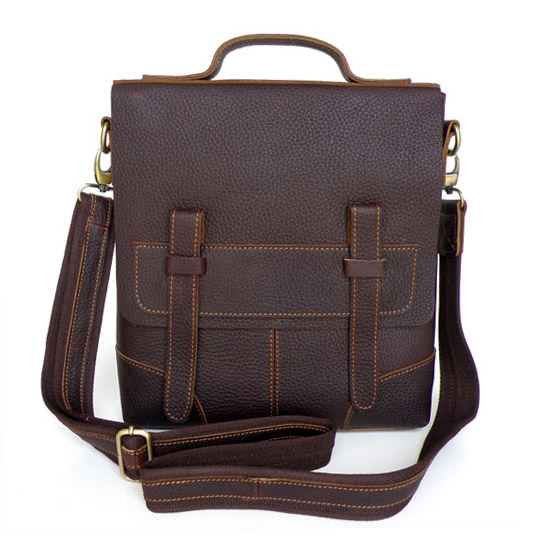 Massim Brun Läderväska - 3