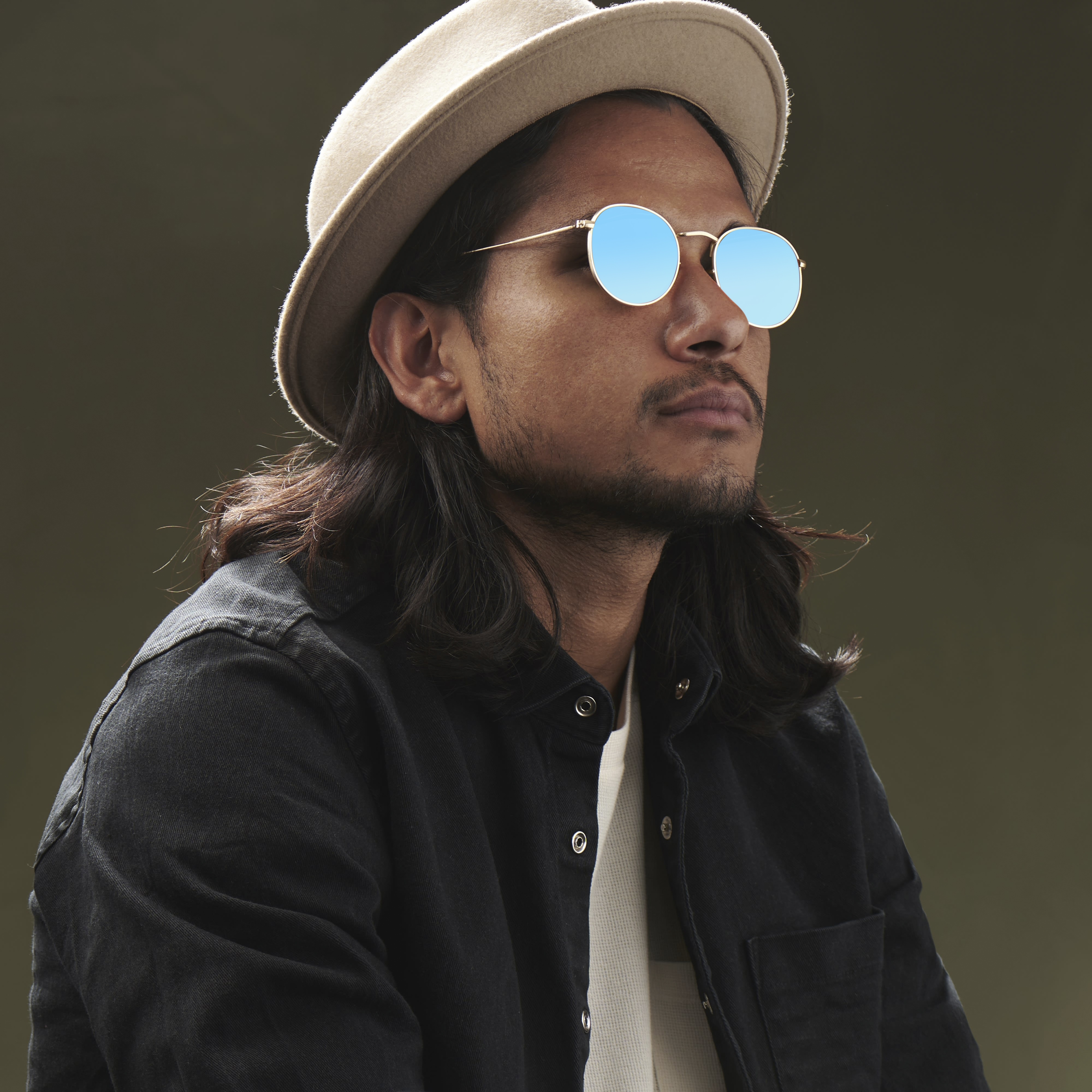 Dandy Blau Polarisierte Sonnenbrille - 5