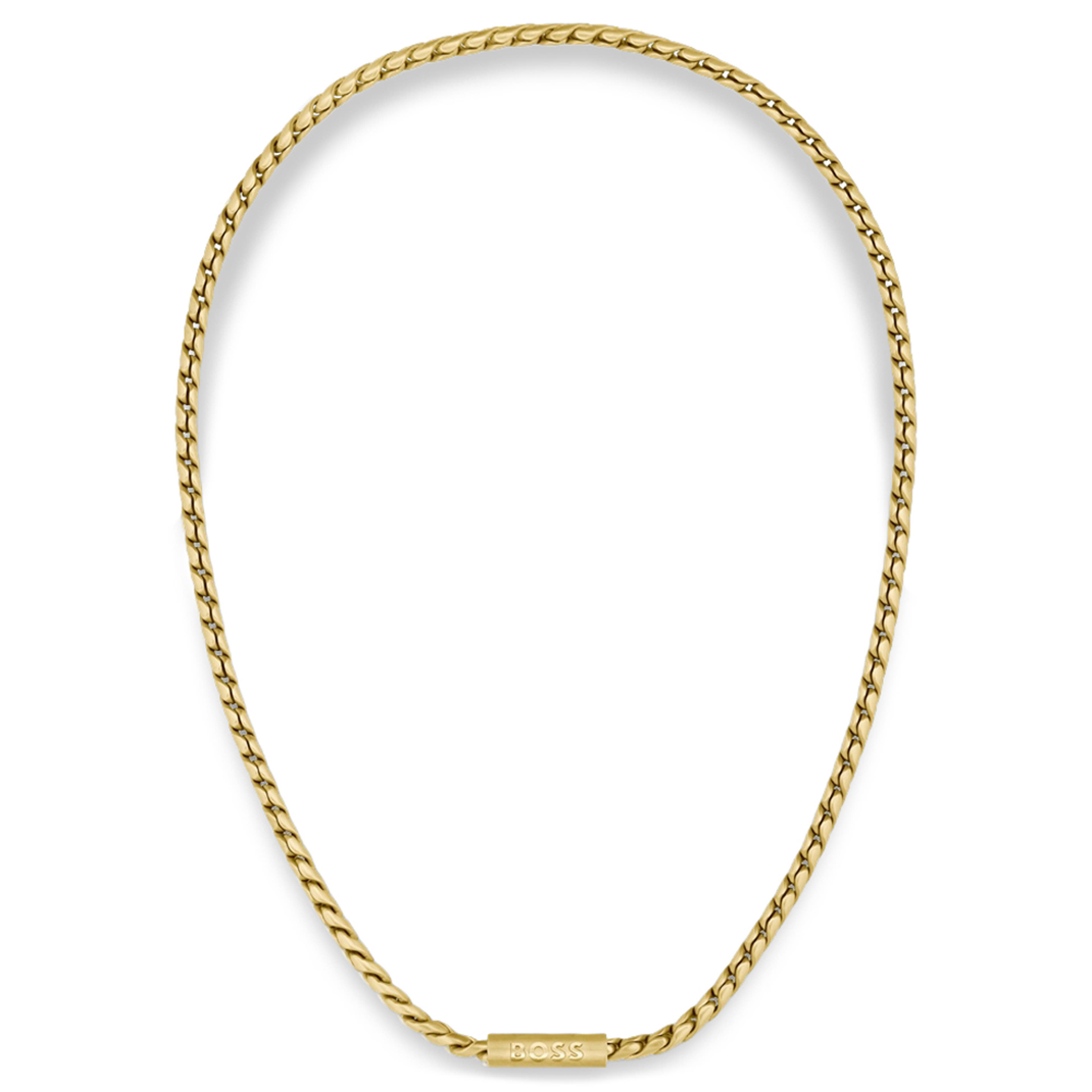 Collar BOSS Doran dorado Collar BOSS Doran dorado