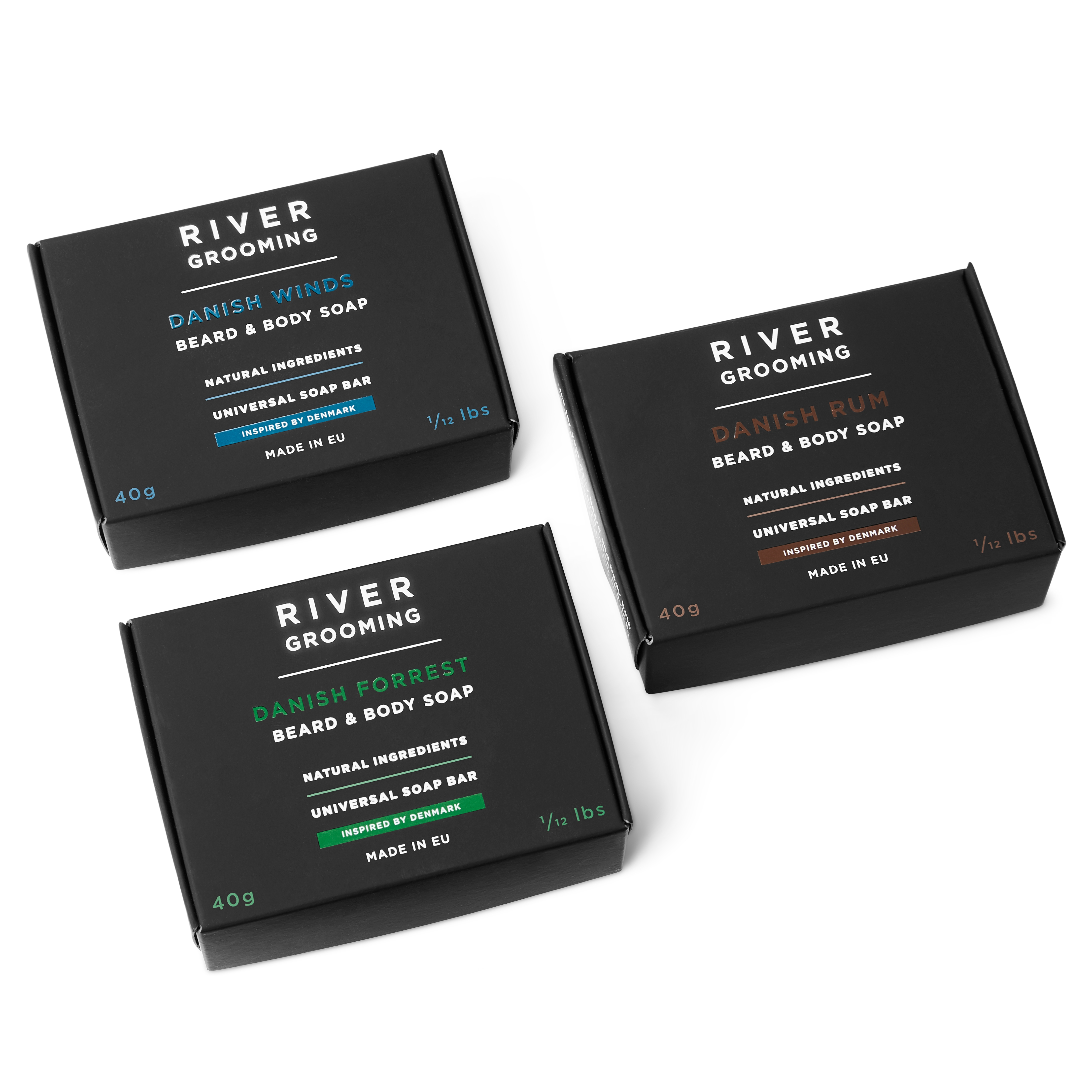 Beard & Body Soap Set – 3 Bars  - 1