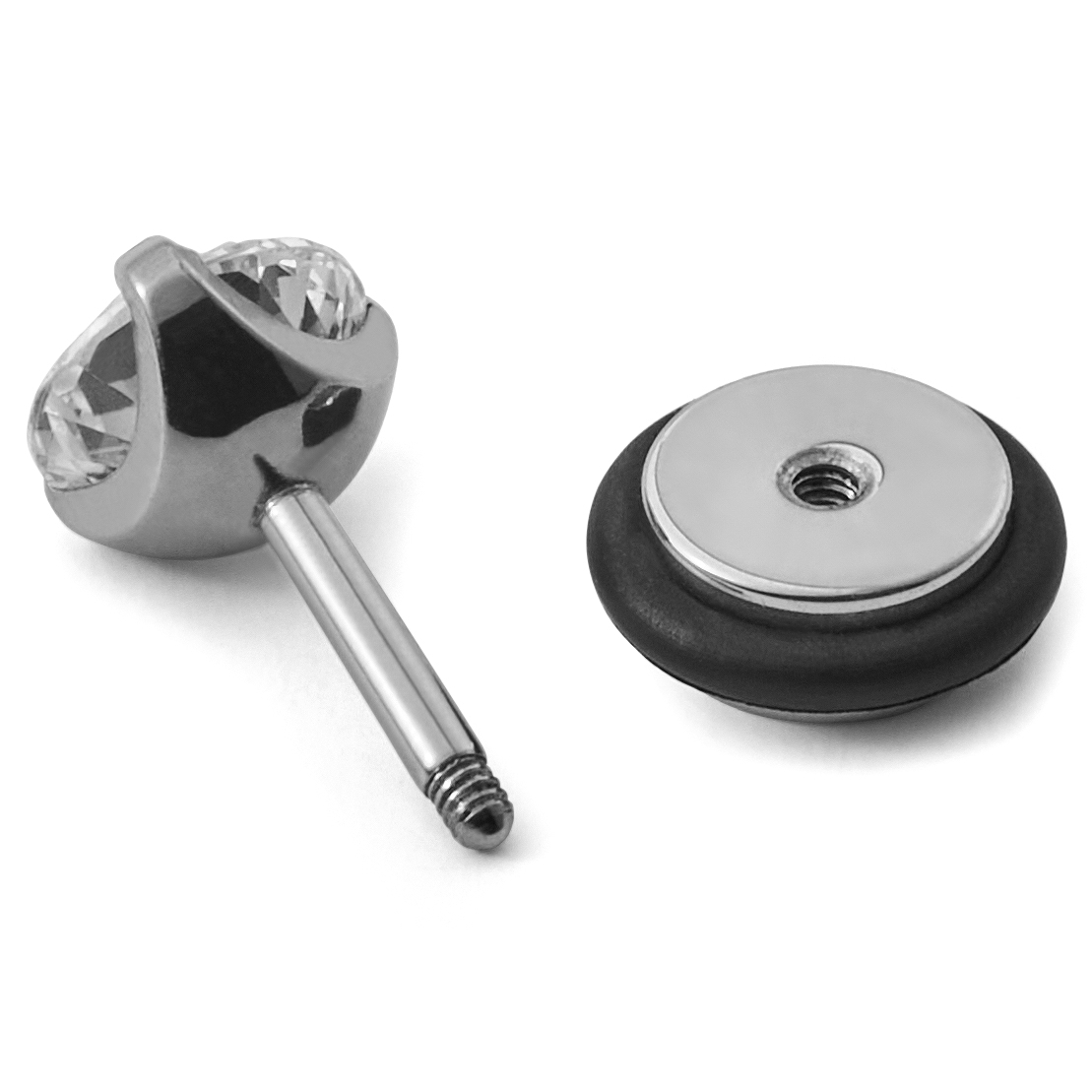 Floyd 6 mm Stål Zirconia Ørestikker - 3