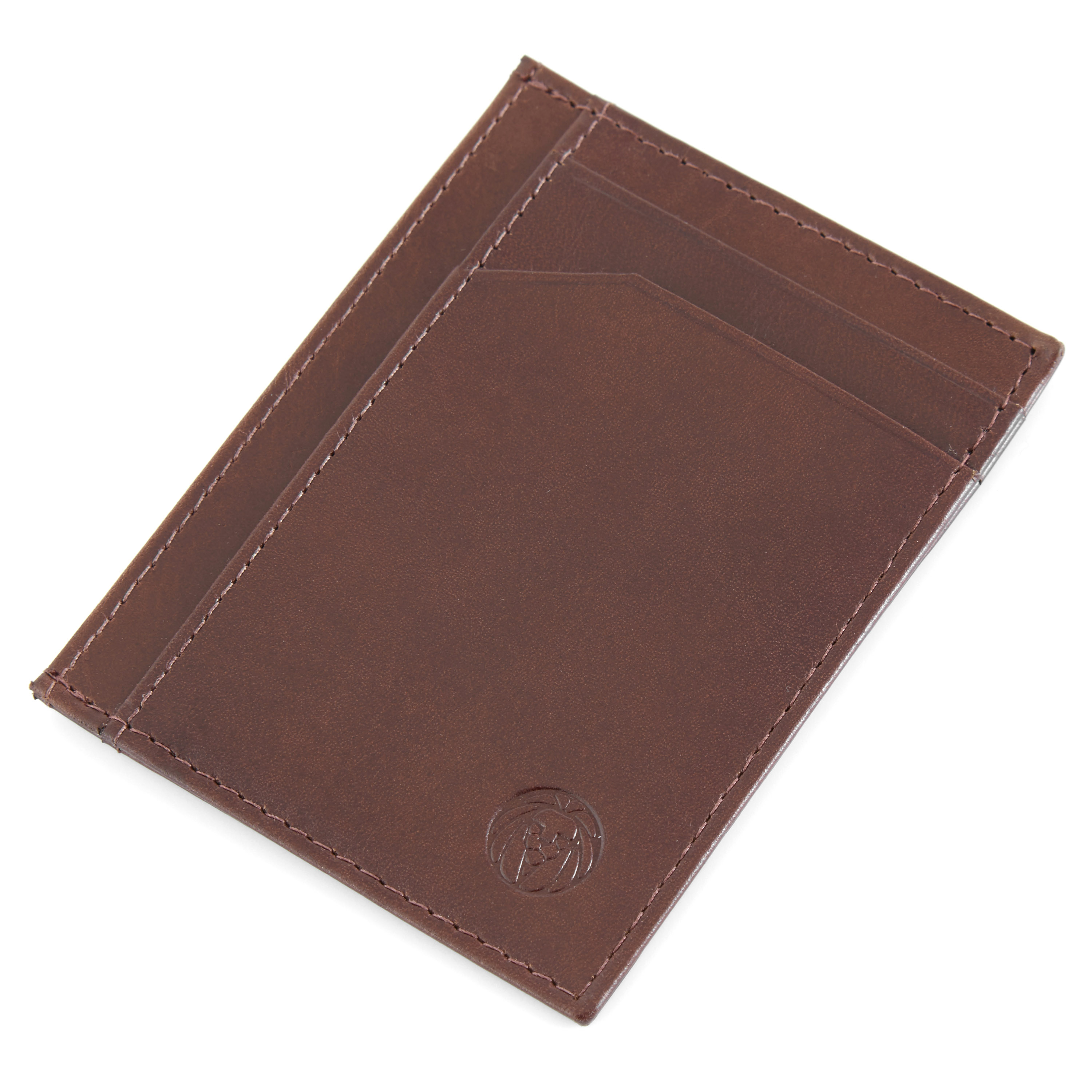 Brown Jasper Leather Card Holder - 3