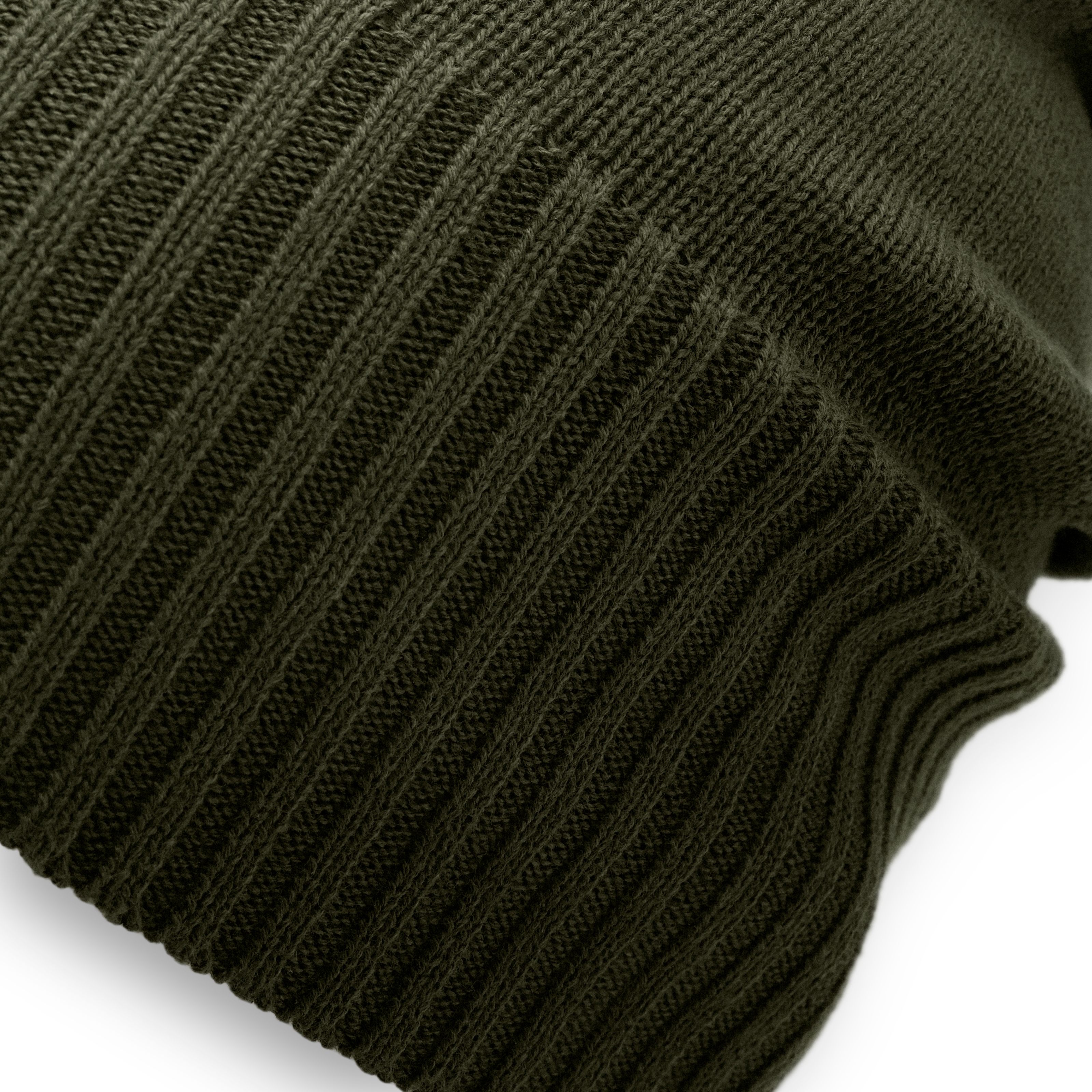 Konrad Kite | Olive Leichte Beanie aus Bio-Baumwolle - 4