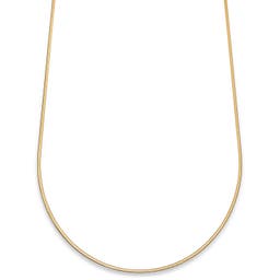 Essentials | 2 mm Gold-Tone Herringbone Chain Necklace