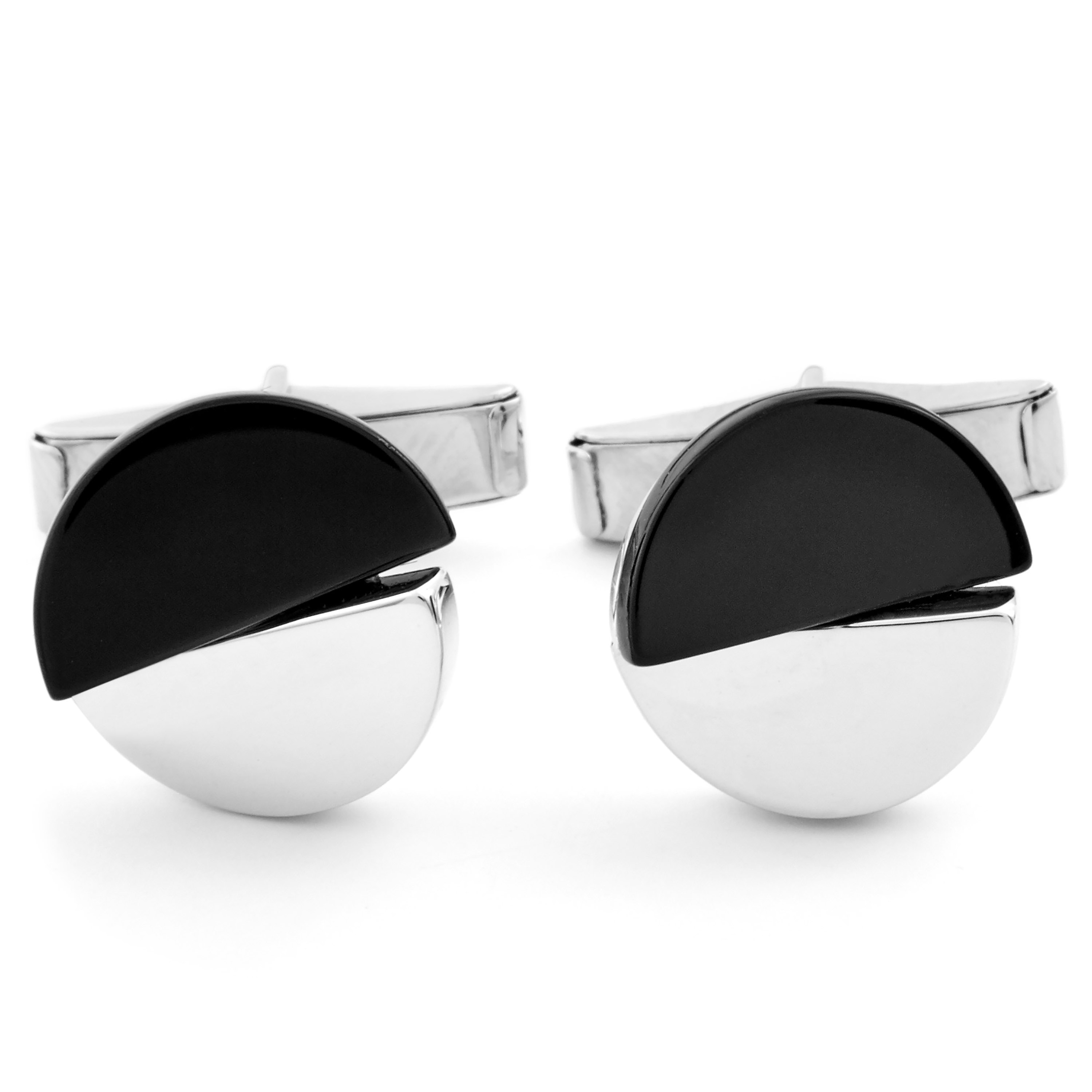 Gemelli in argento 925 Yin Yang - 4