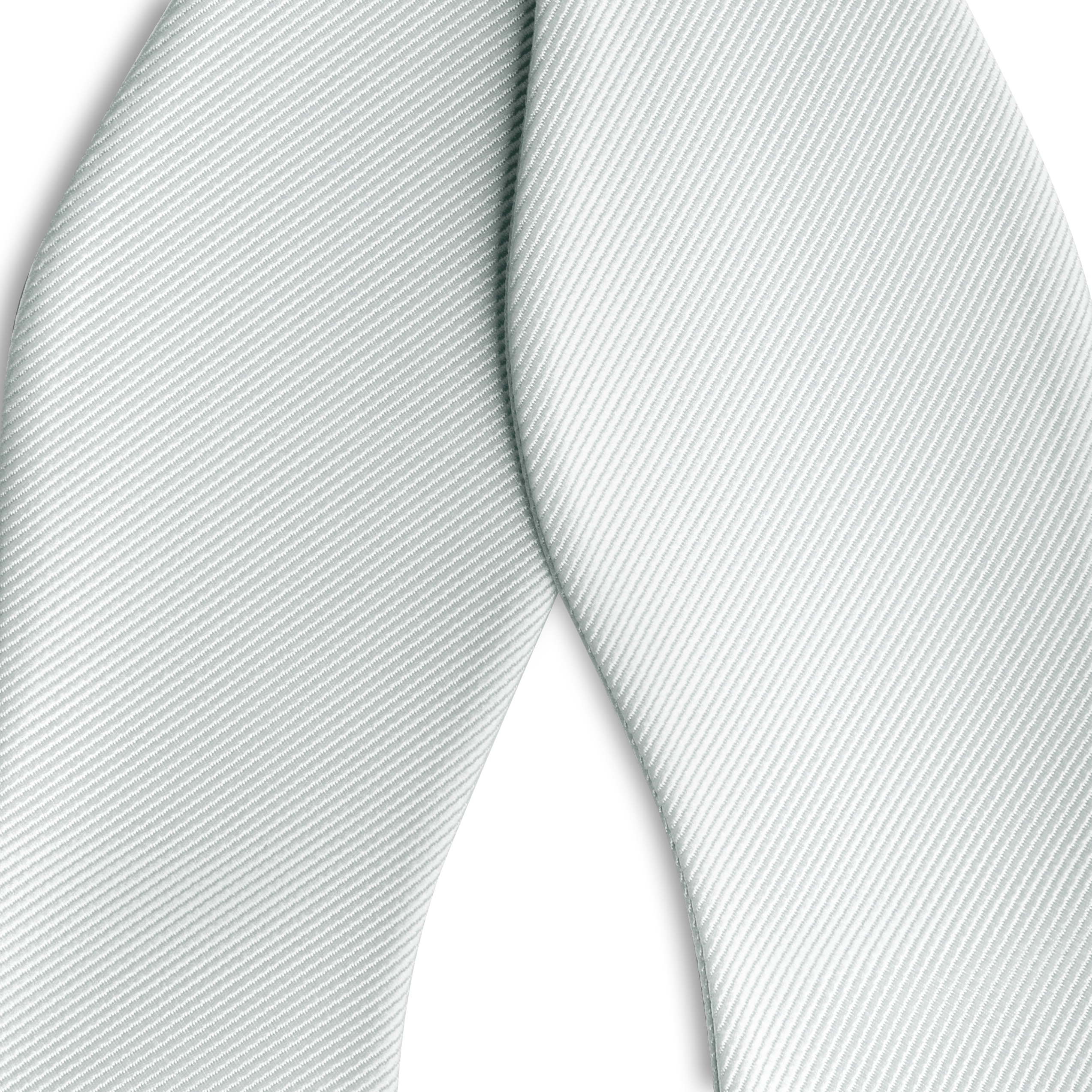 Silver-tone Self-Tie Grosgrain Bow Tie - 2