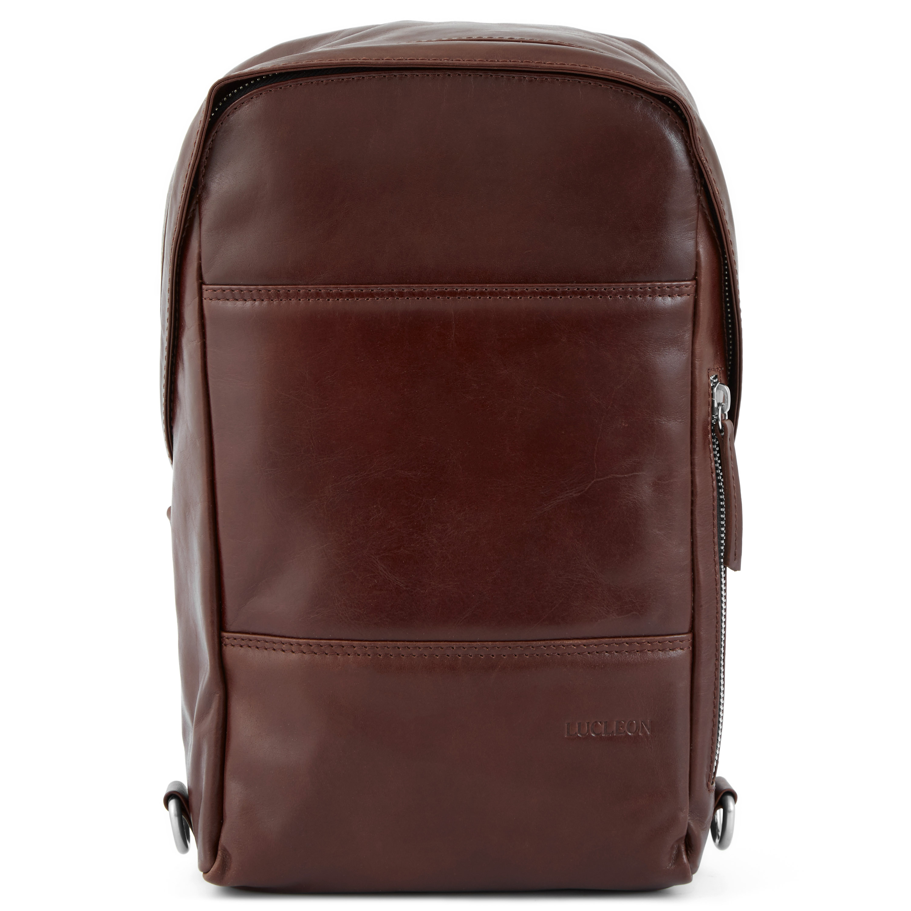 Rucsac diagonal de umăr maro Jasper  - 2