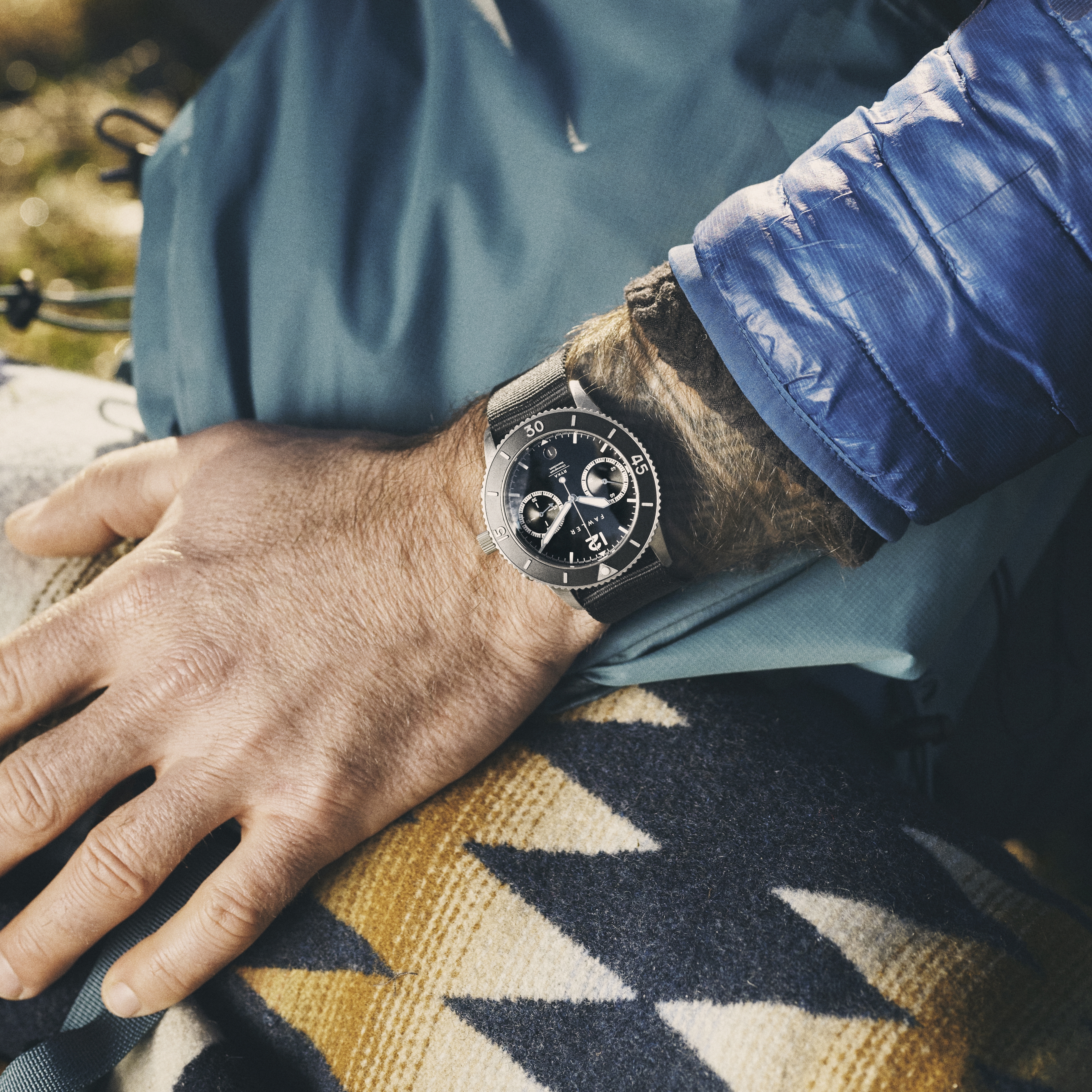 Ryka | Сребристо-сив военен часовник за гмуркане - 2