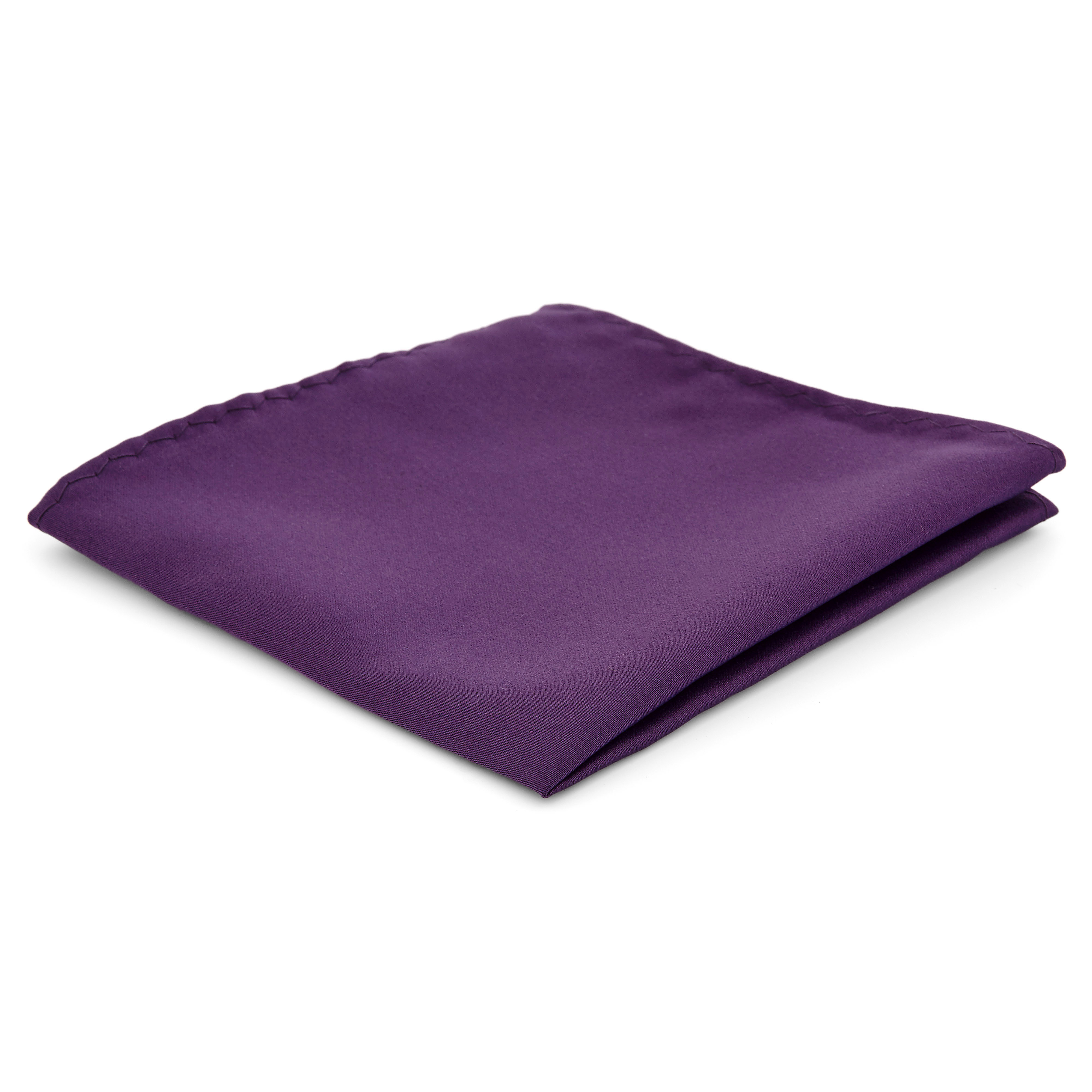 Pochette de costume unie violet foncé - 1