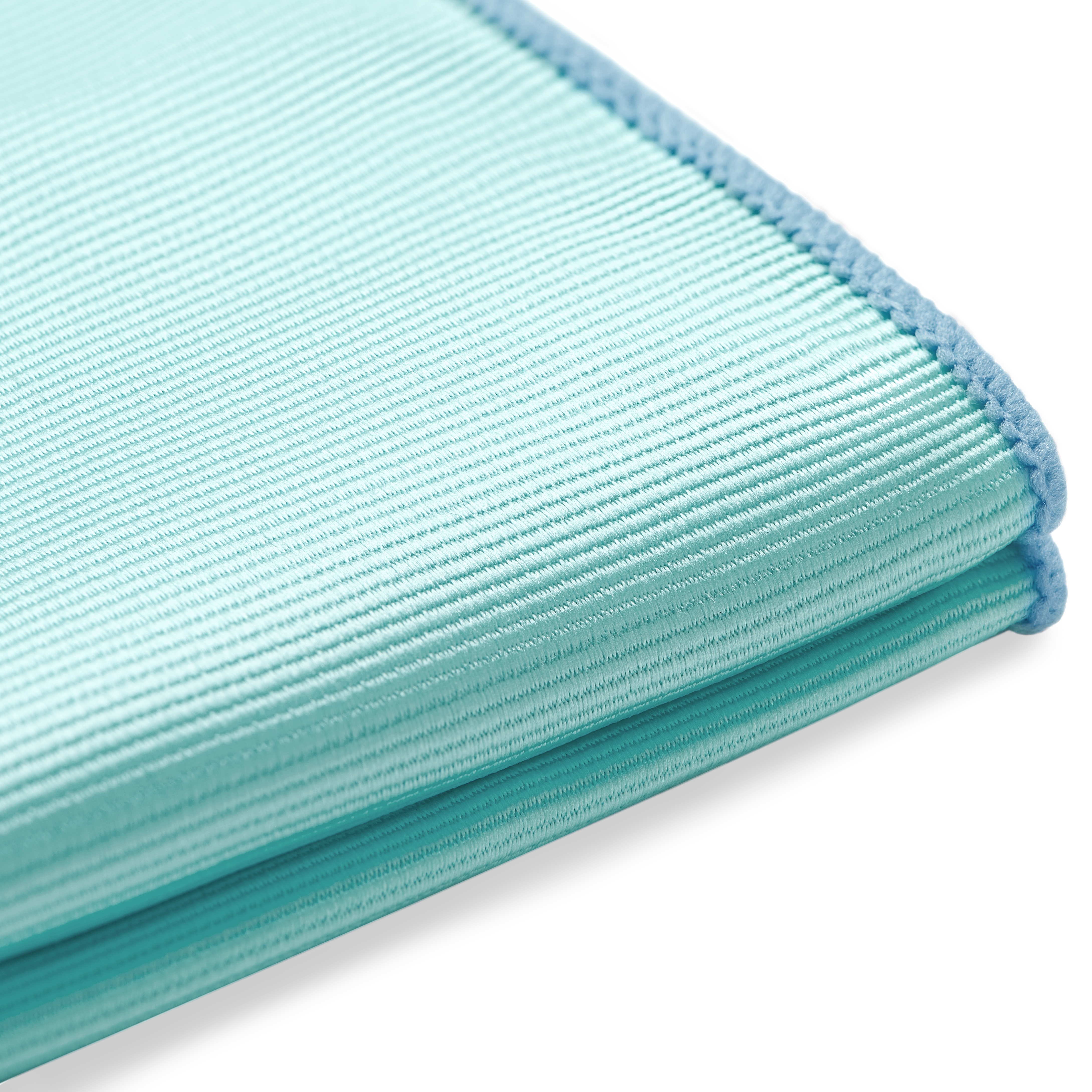 Pochette de costume bleu layette en gros-grain - 3