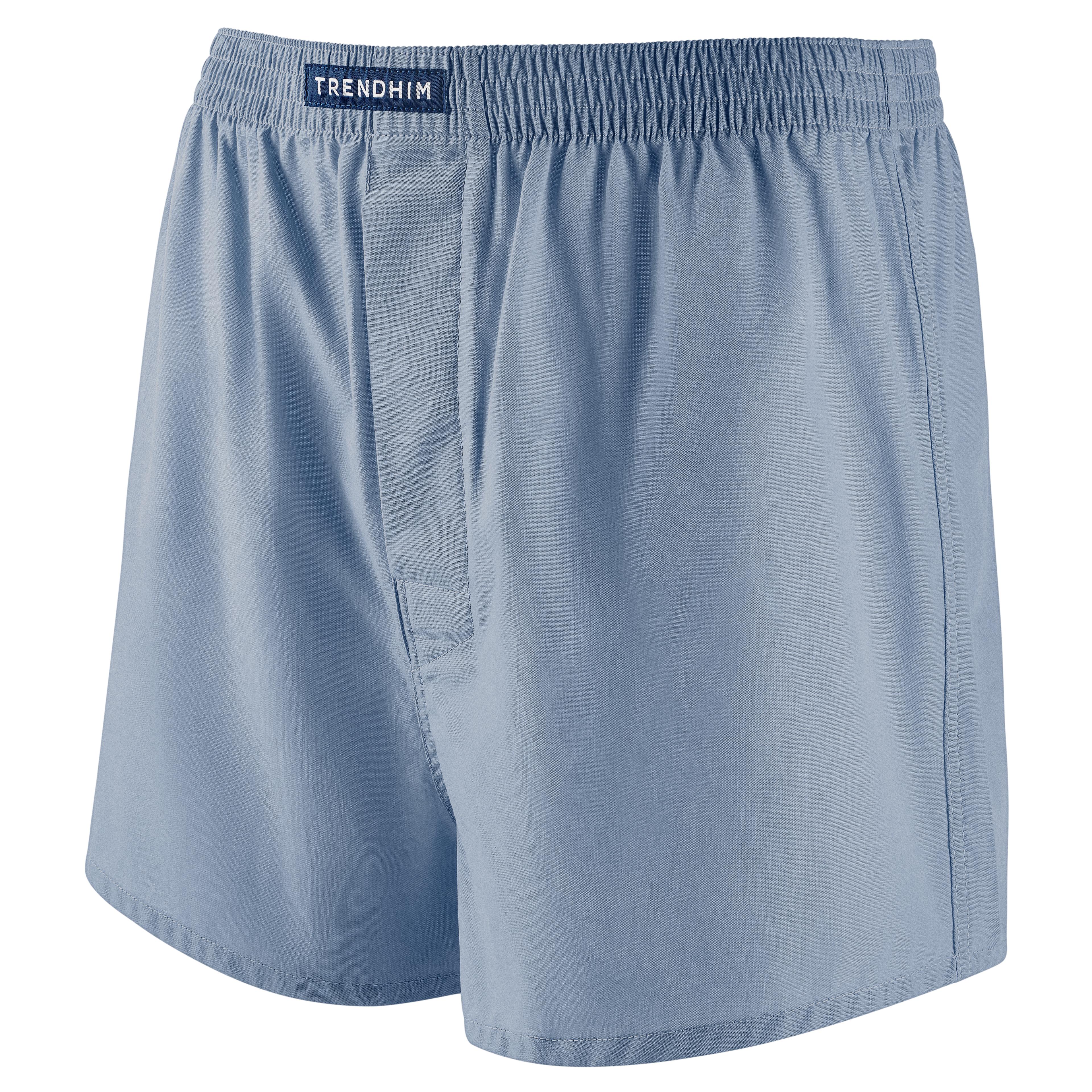 TrueFeel | 3-Pack Light Blue Loose-fit Cotton Boxers | In stock! | Trendhim