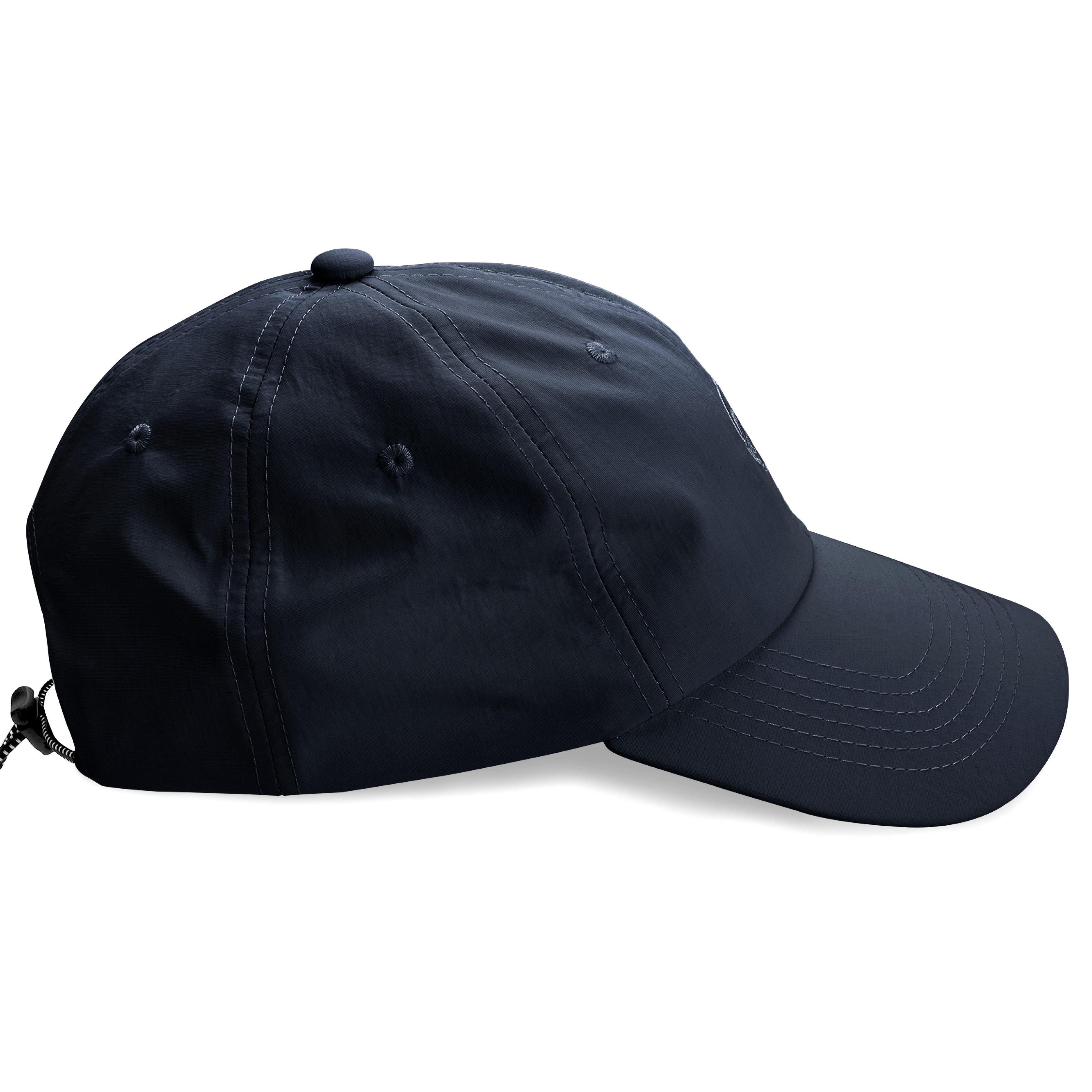 Waykins | Gorra de nailon con logo azul marino - 3