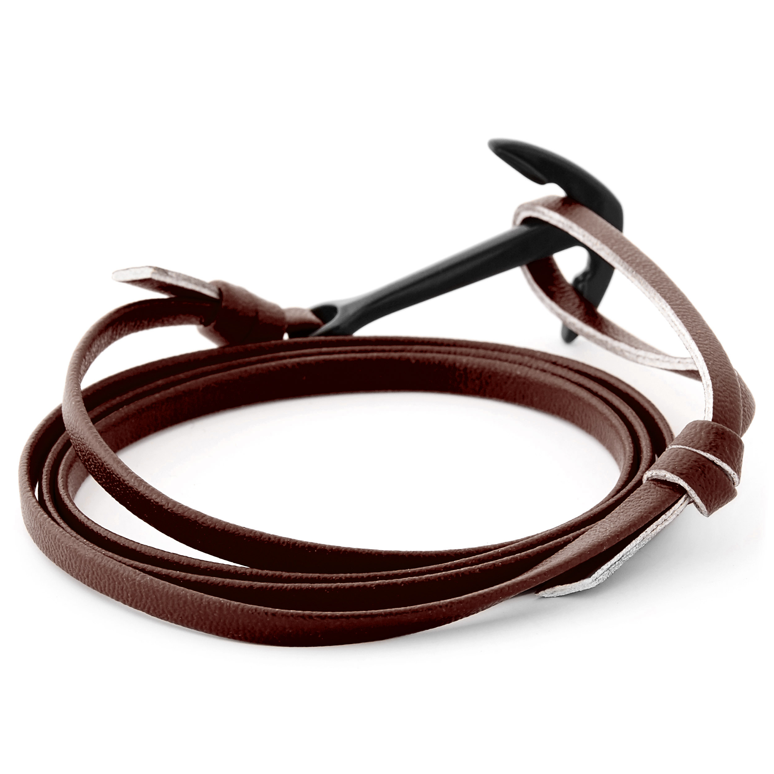 Pulseira Âncora Castanho/Preto - 3