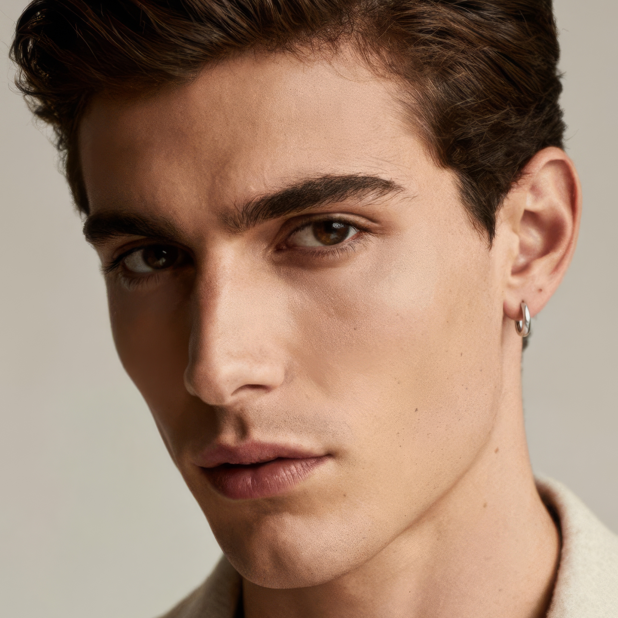 Huggie | 6 mm Surgical Stainless Steel Hoop Earring - 2