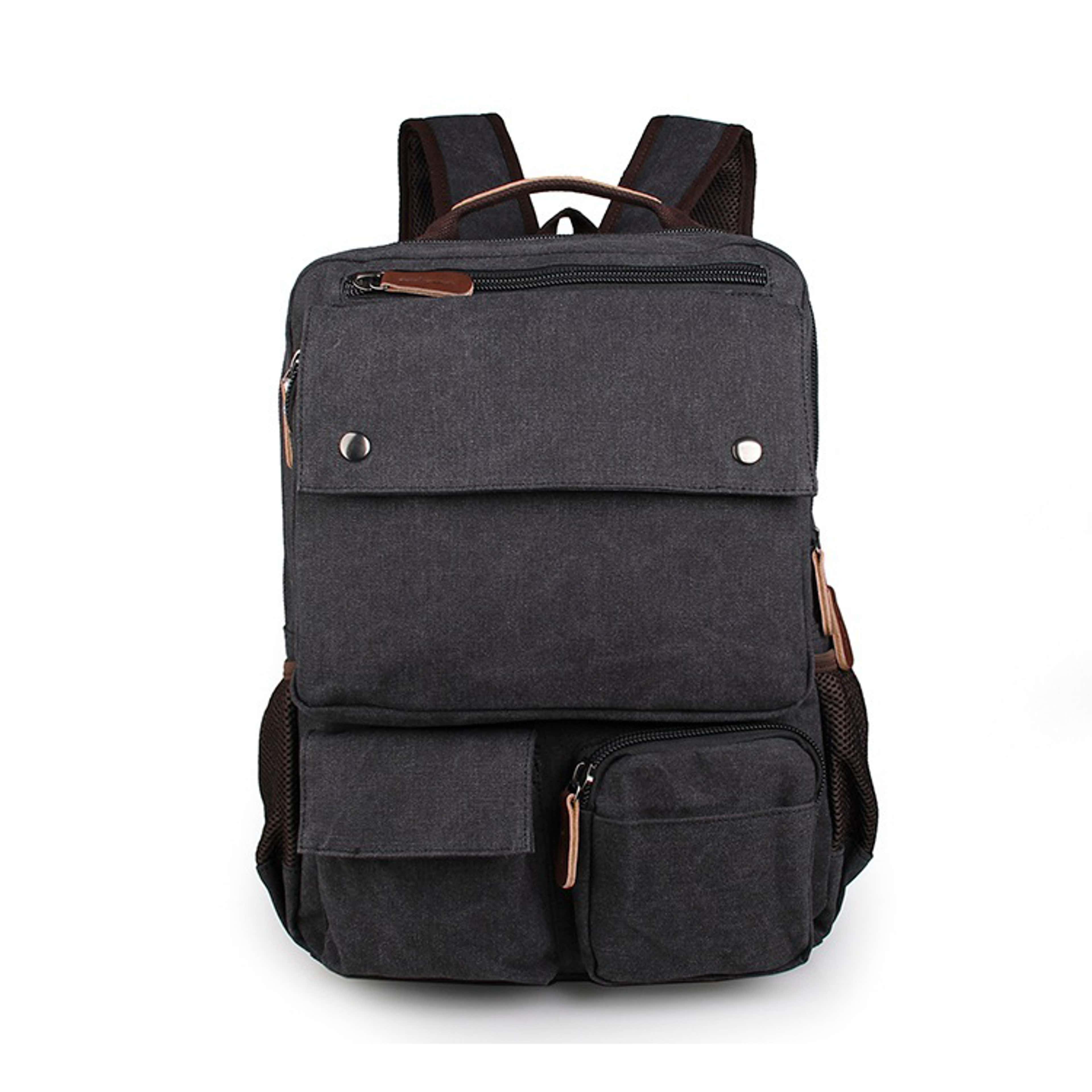 Grey Compact Backpack - 1 - gallery
