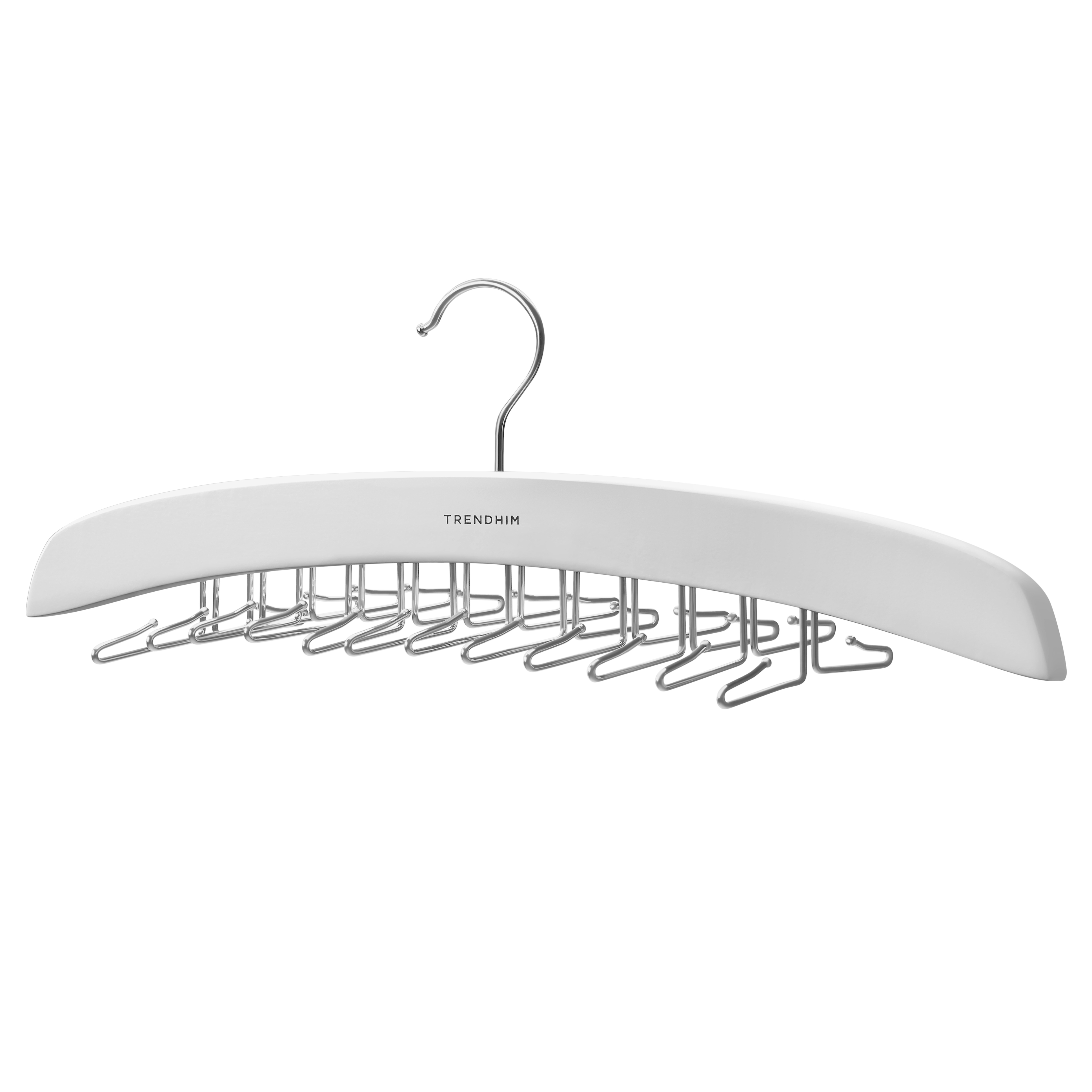 Percha para corbatas | Madera | Blanco - 2