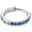 Aura | 10mm Titanium Sapphire-Blue Zirconia Hoop Earring Aura | 10mm Titanium Sapphire-Blue Zirconia Hoop Earring