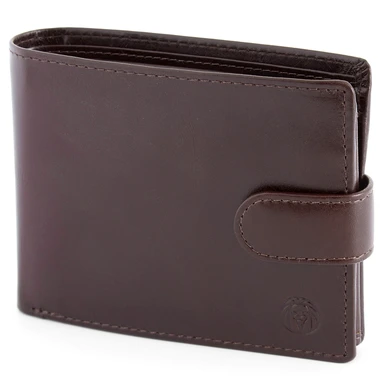 Dark Brown Ergonomic Leather Wallet Dark Brown Ergonomic Leather Wallet