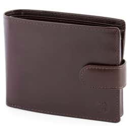 Dark Brown Ergonomic Leather Wallet