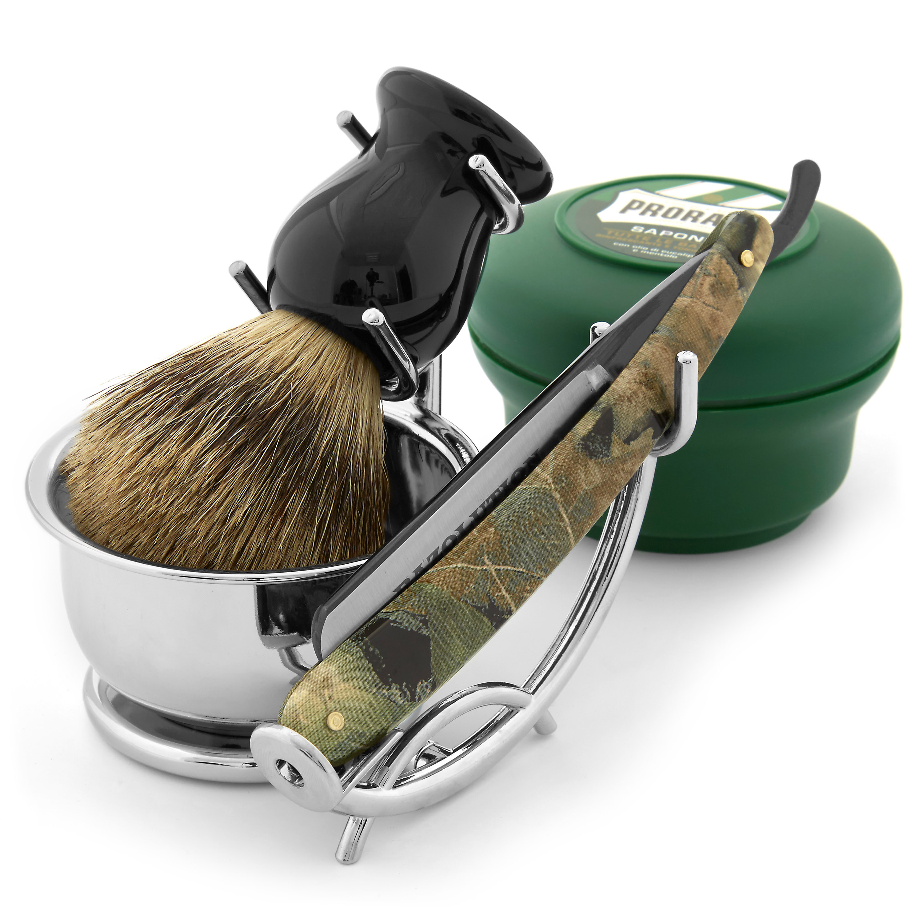 Razolution Camouflage Rasiermesser Rasierset - 1