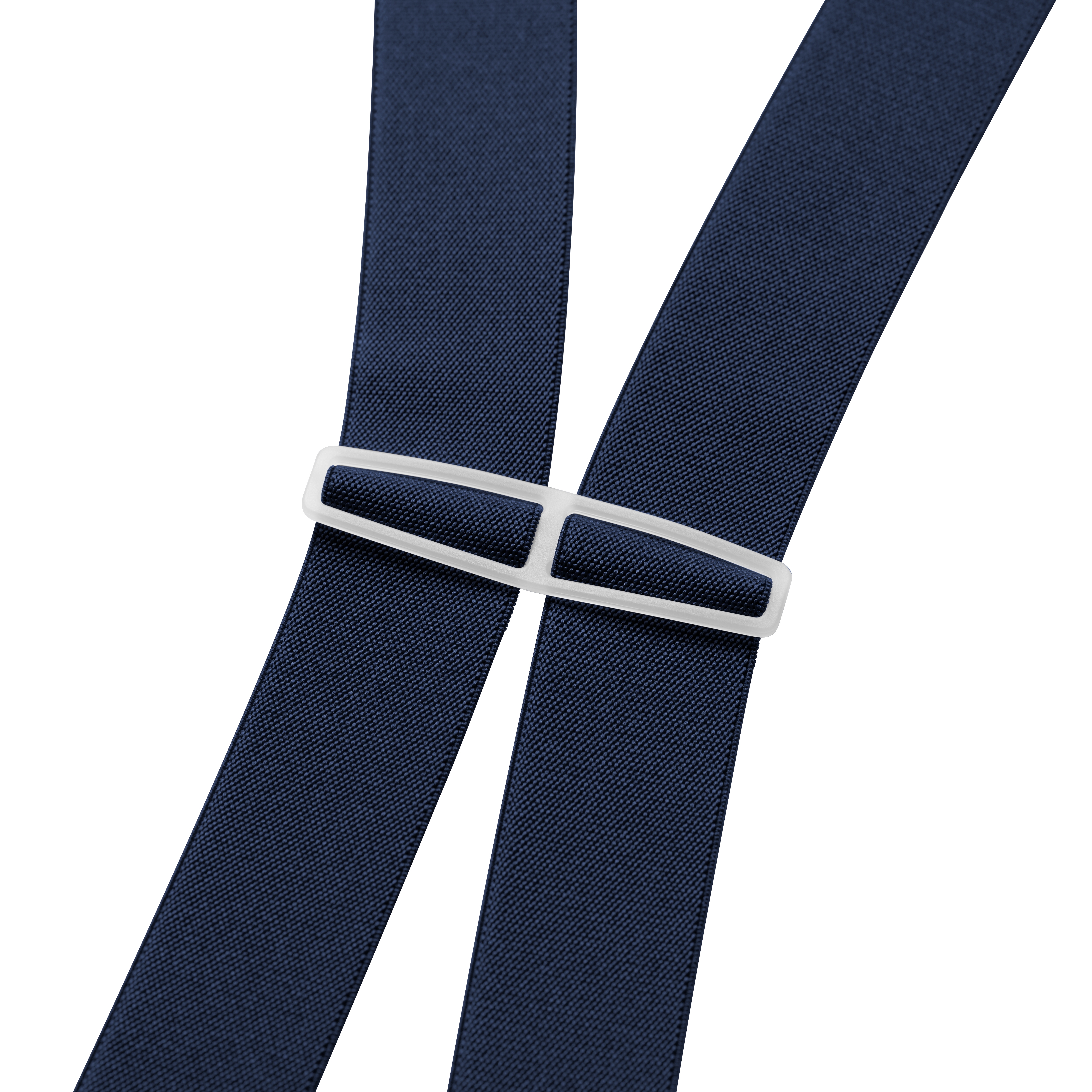 Thin clip-on braces - Textured royal blue