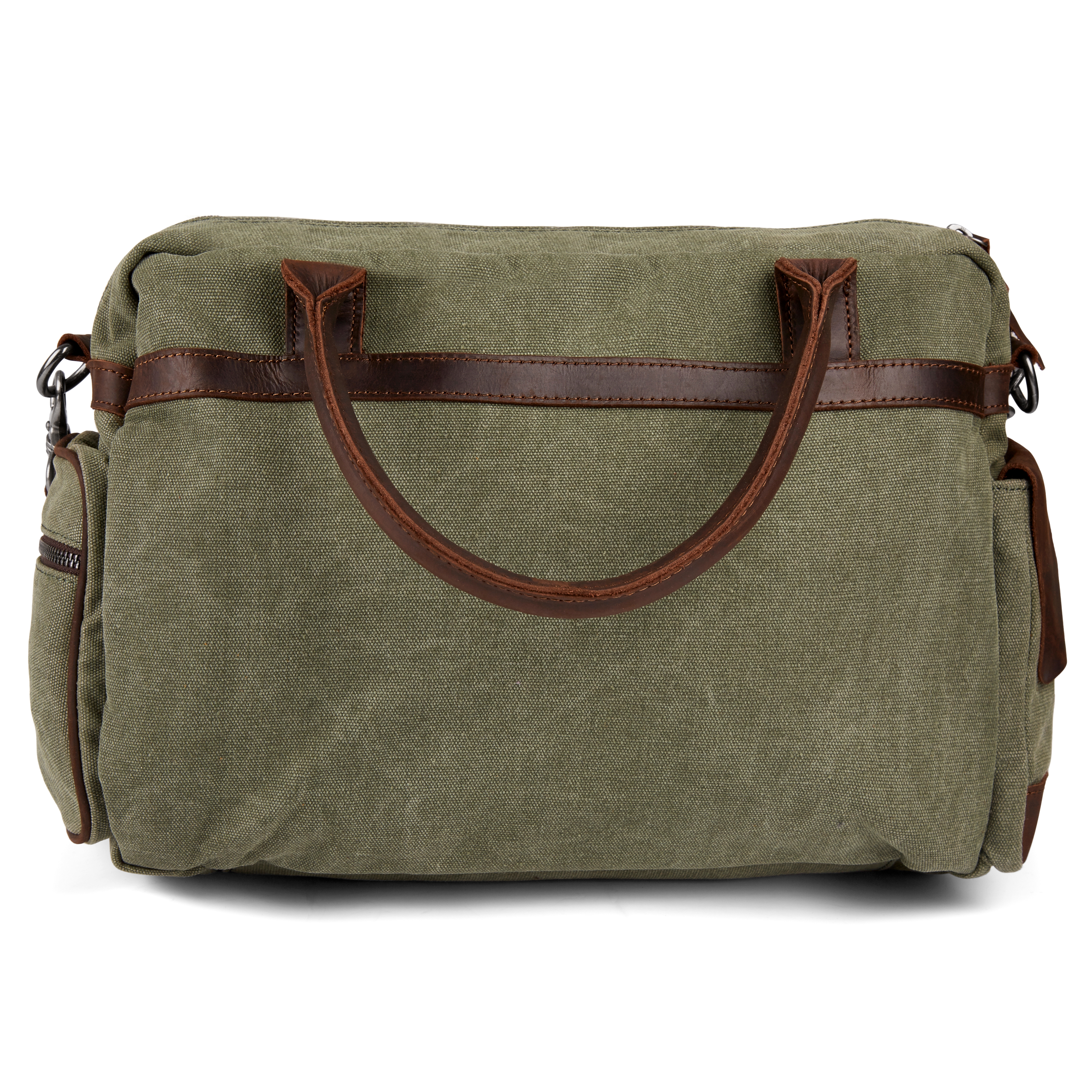 Sigurd Green & Brown Laptop Bag - 3