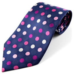 Pöttyös selyem nyakkendő