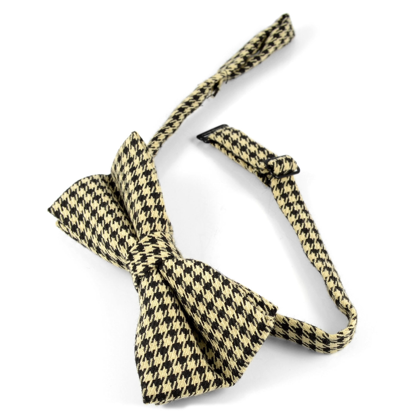 Brun Rutete Bomull Sløyfe - 2