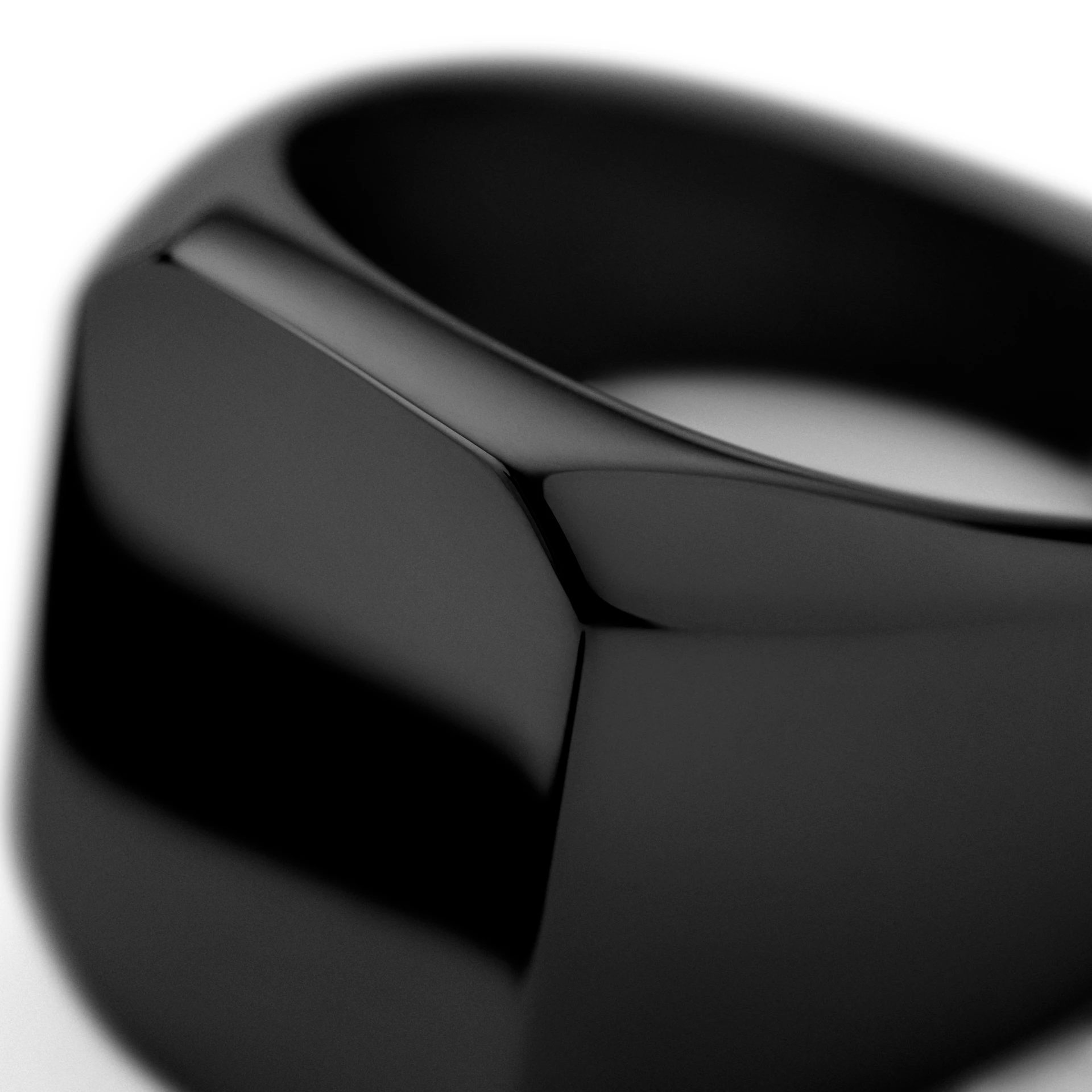 Black Liam Ring | Lucleon | 30 day return policy